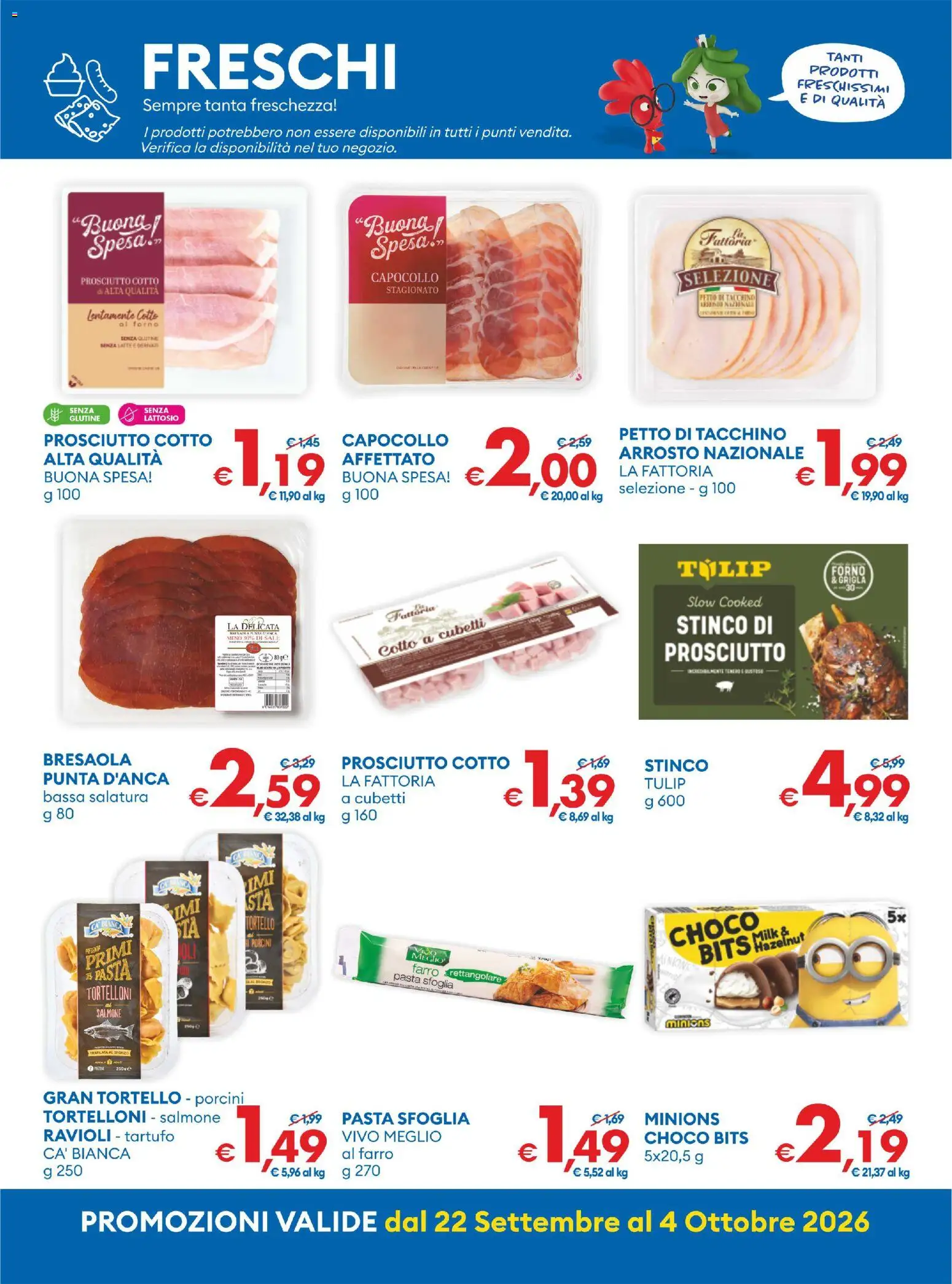 Volantino MD Discount del 22/09/2026 | Pagina: 17 | Prodotti: Pasta, Ravioli, Forno, Farro