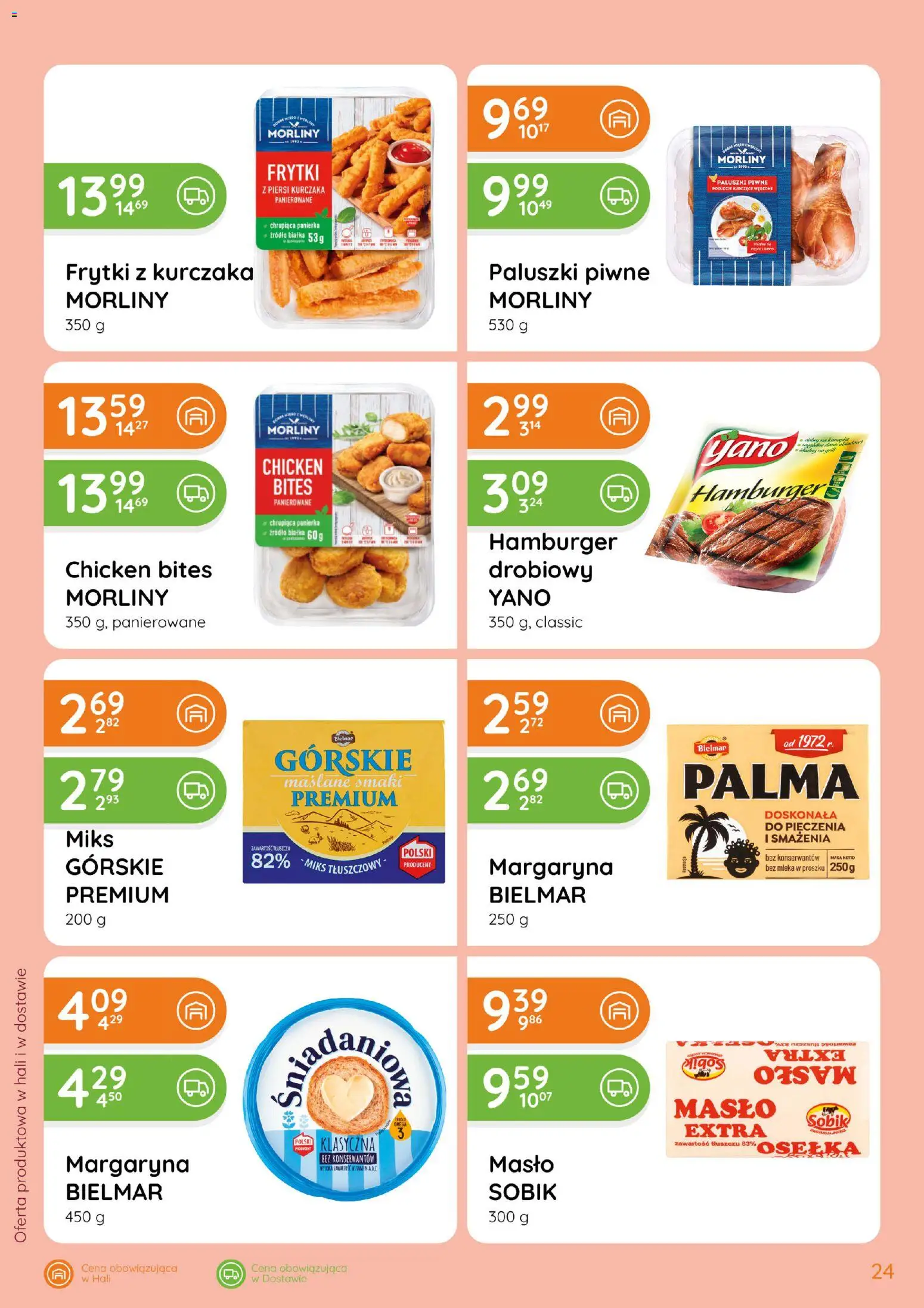Eurocash gazetka od 15.10.2026 | Strona: 24 | Produkty: Piersi, Mleka, Paluszki, Frytki