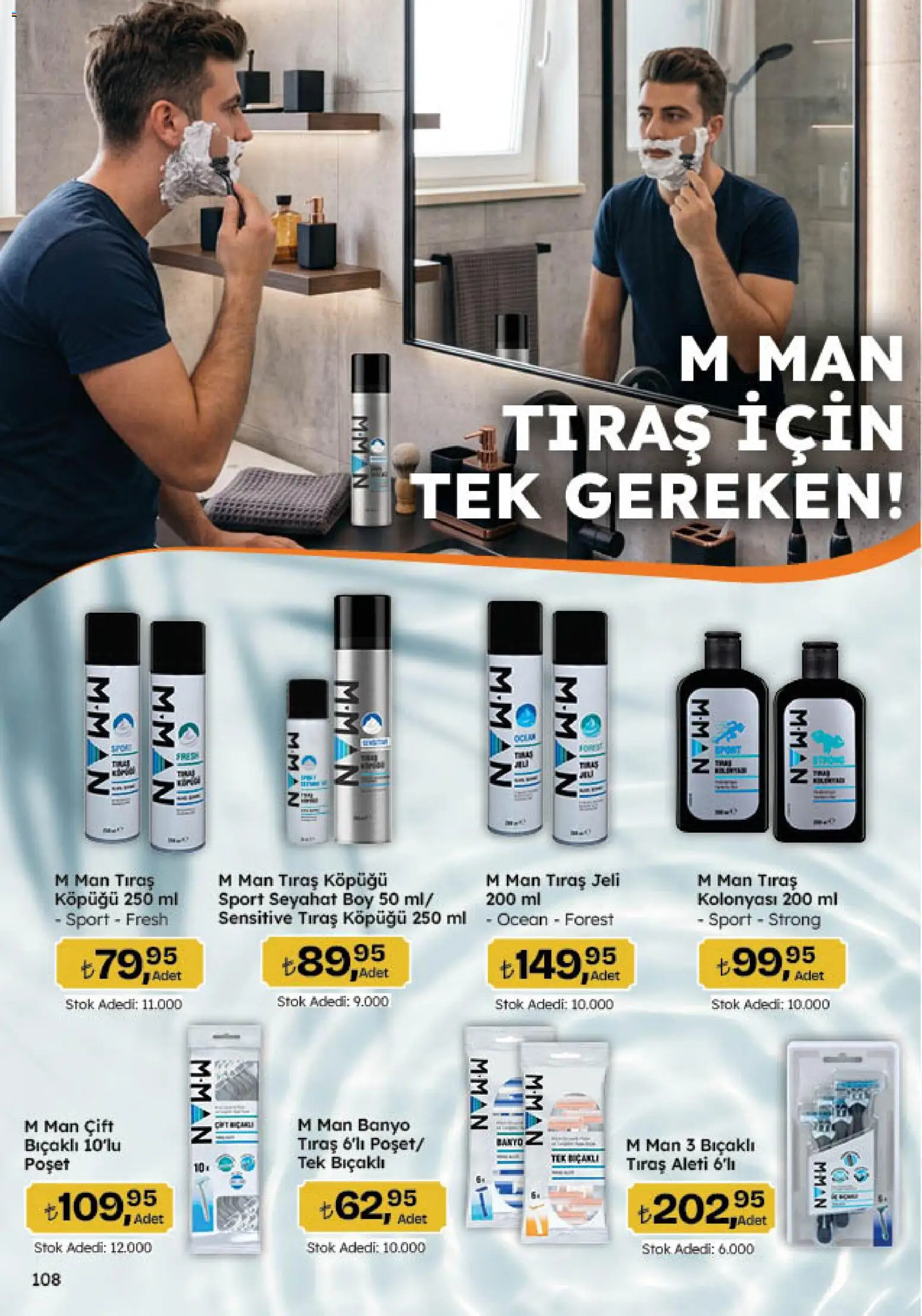 Migros Katalog - Migroskop - 20 Ağustos 2026 tarihinden itibaren geçerlidir | Sayfa: 108 | Ürünler: Banyo, Tıraş köpüğü, Tere