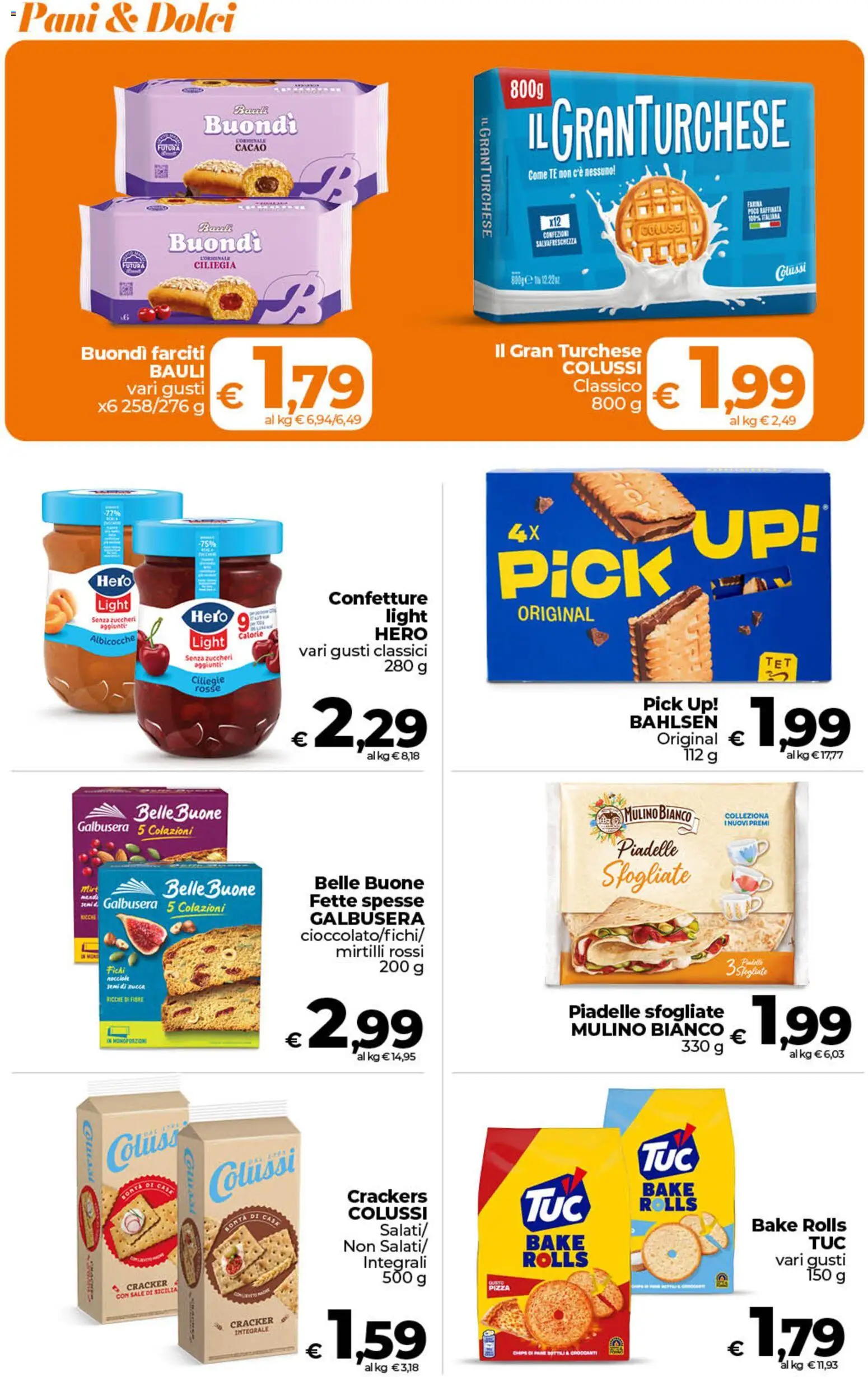Volantino Ipercoop del 07.04.2026 | Pagina: 39 | Prodotti: Crackers, Mirtilli, Cacao, Albicocche