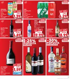 J.P. CHENET Crno vino, kvalitetno, razne vrste, 0,75 L - Pregled kataloga iz trgovine Kaufland, vrijedi od 08.07.2026 | Stranica: 19