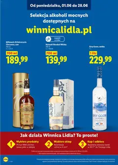 Pogląd oferty "Grey Goose, wódka, A white bottle of vodka with a blue label depicting mountains and geese." - ważna od 01.06.2026 | Strona: 28