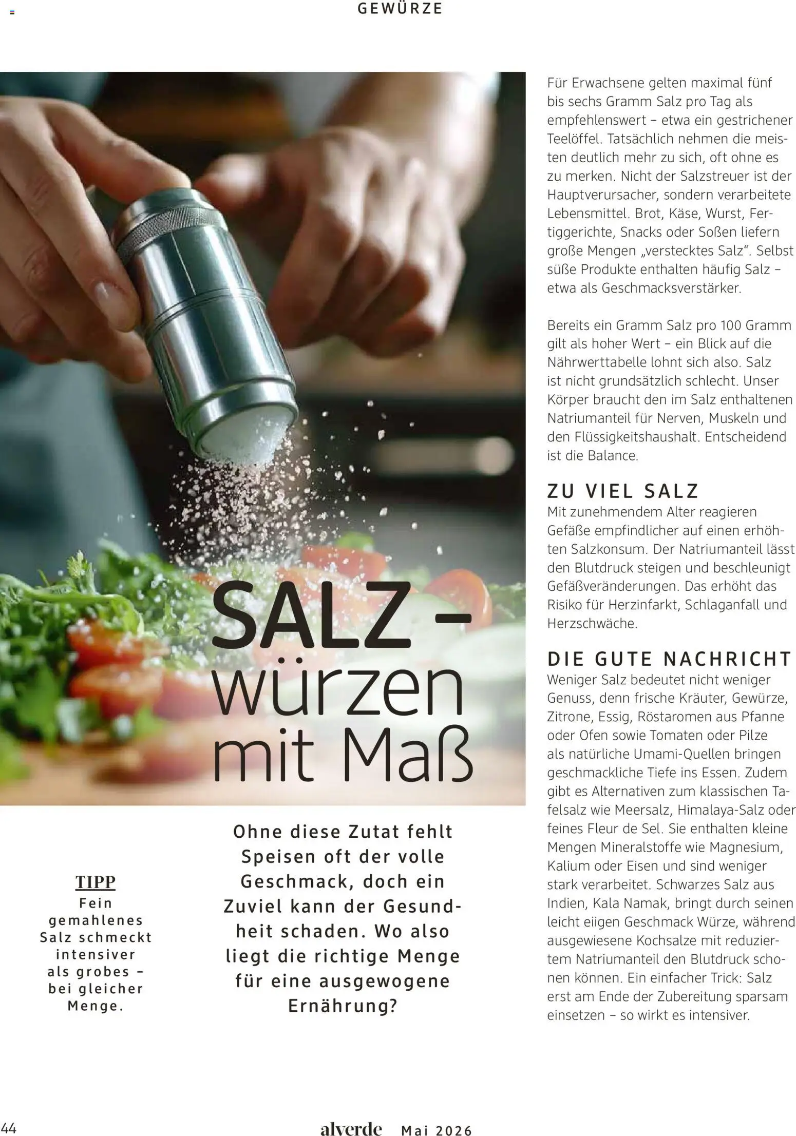 dm drogerie Prospekt 	 – gültig ab 01.05.2026 | Seite: 44 | Produkte: Ofen, Tomaten, Gewürze, Salz