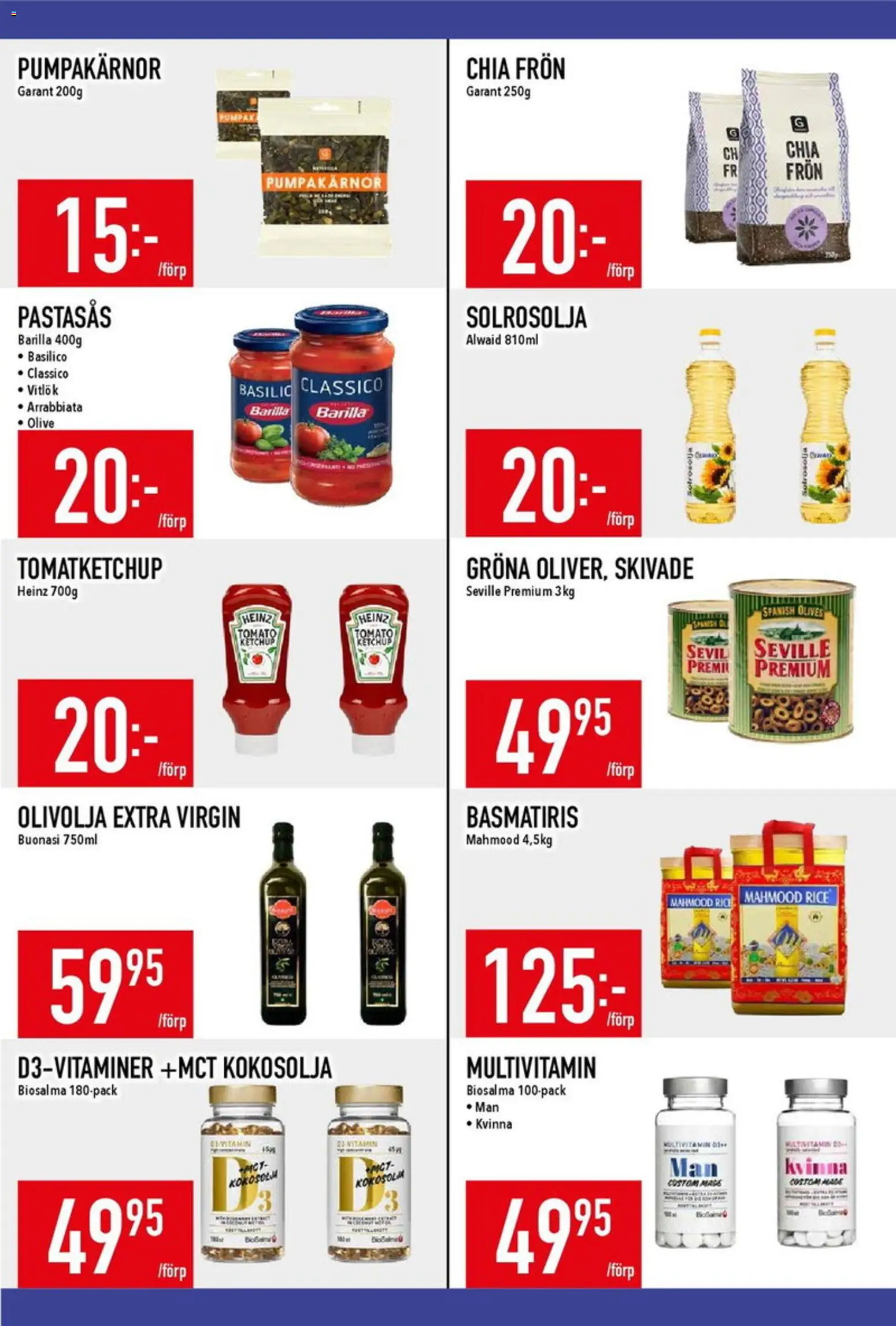 Matdax reklamblad aktuell från 26/10/2026 | Sida: 17 | Produkter: Kokosolja, Olivolja, Vitlök, Ketchup