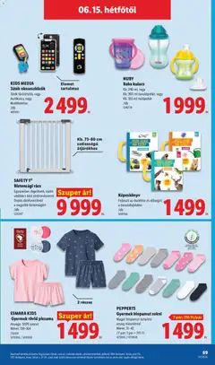 ESMARA KIDS Gyermek rövid pizsama, Anyaga: 100% pamut Méret: 134-164 - amely érvényes a következő dátumtól: 11.06.2026 | Oldal: 69