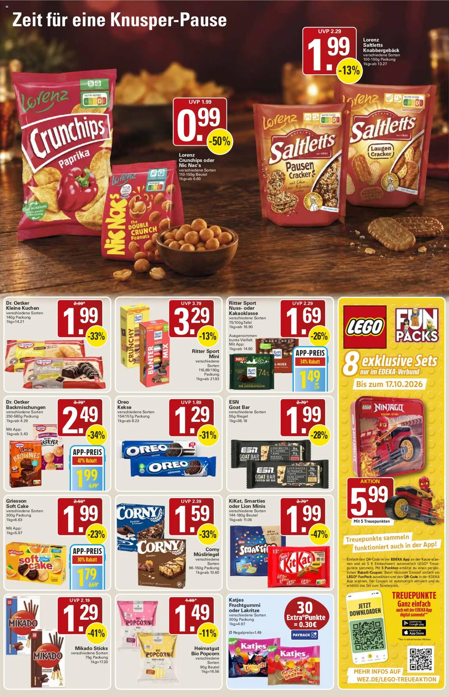 WEZ Prospekt – gültig ab 21.09.2026 | Seite: 11 | Produkte: Ritter sport, Katjes, Paprika, Kuchen
