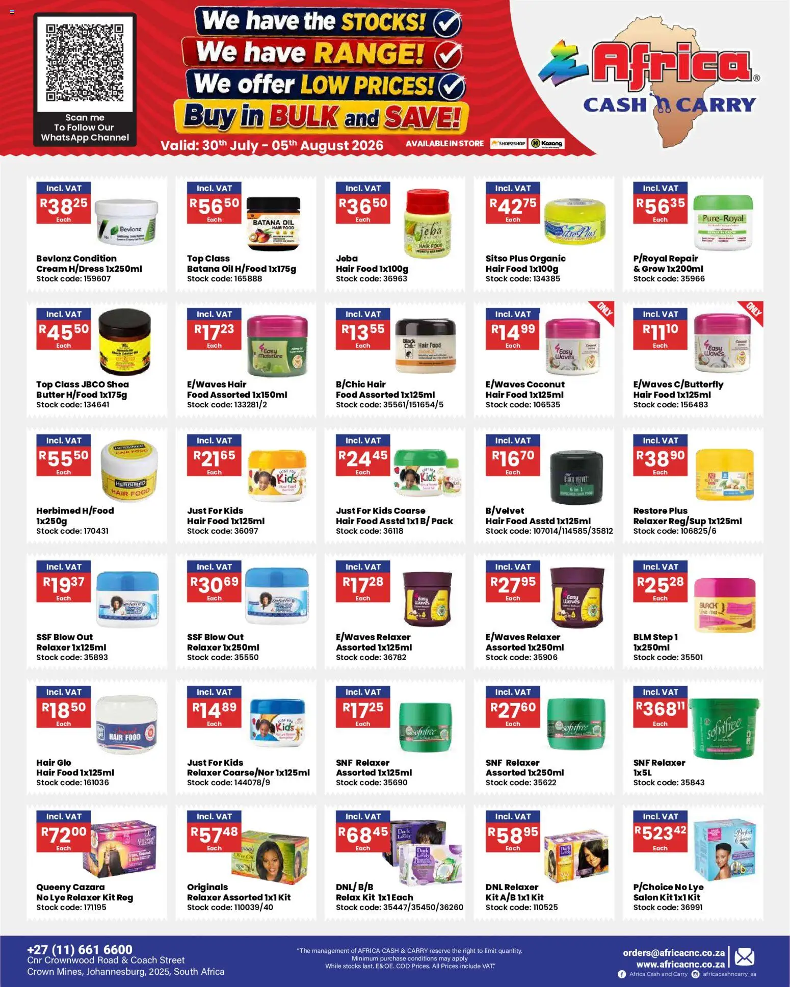 New Africa Cash & Carry catalogue – valid from 30/07/2026 | Page: 3