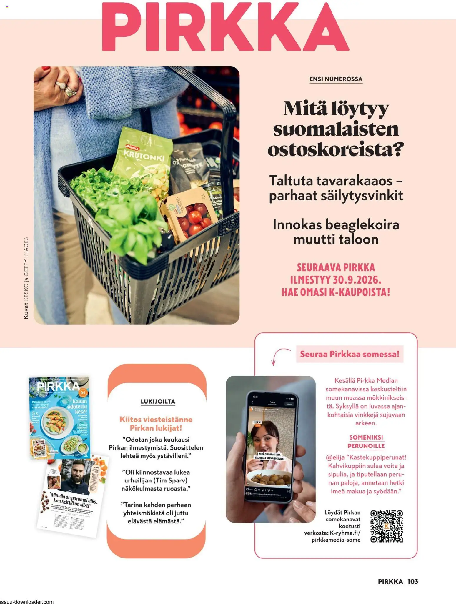 K-Supermarket - Pirkka – voimassa 26/08/2026 alkaen | Sivu: 103 | Tuotteet: Keittiö