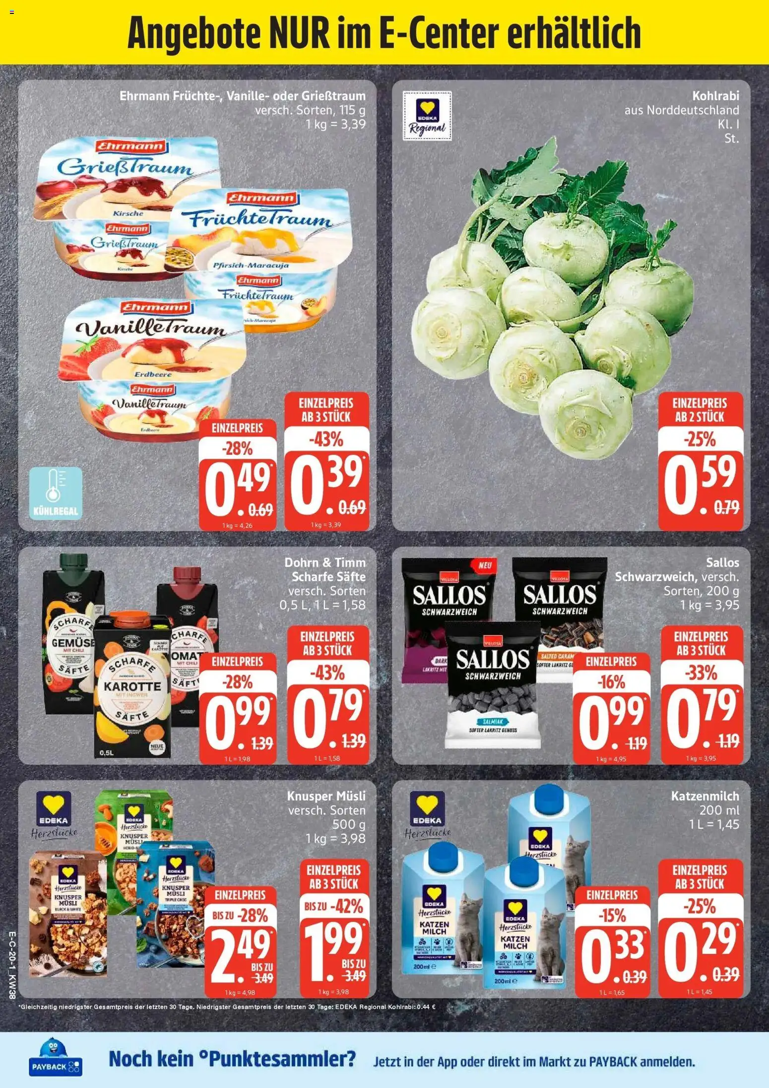 Edeka Prospekt Reinbek (ab 14.09.2026) » Angebote Online | Seite: 27 | Produkte: Milch, Gemüse, Chili, Karotte