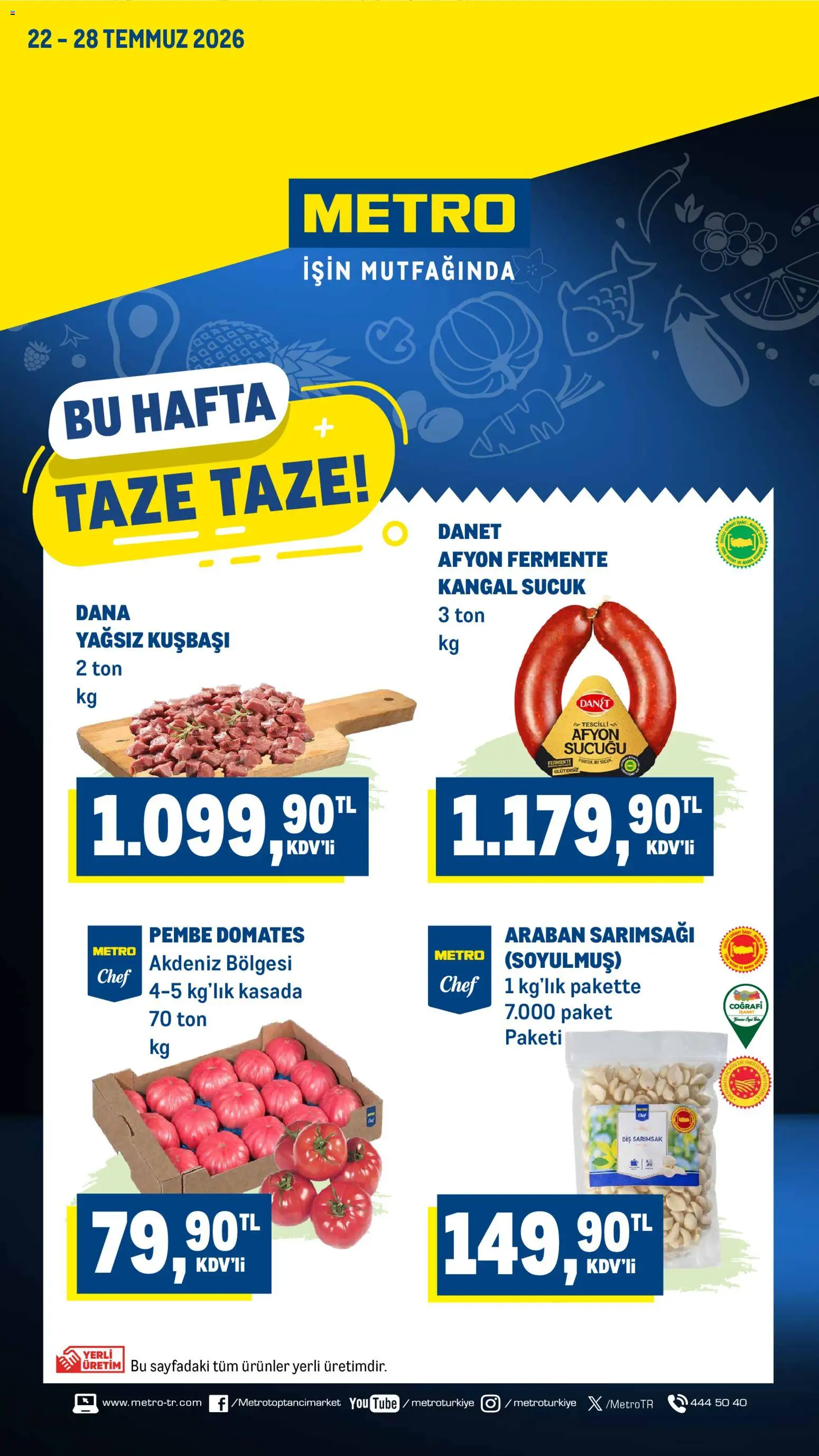 Metro Katalog - 22 Temmuz 2026 tarihinden itibaren geçerlidir | Sayfa: 1