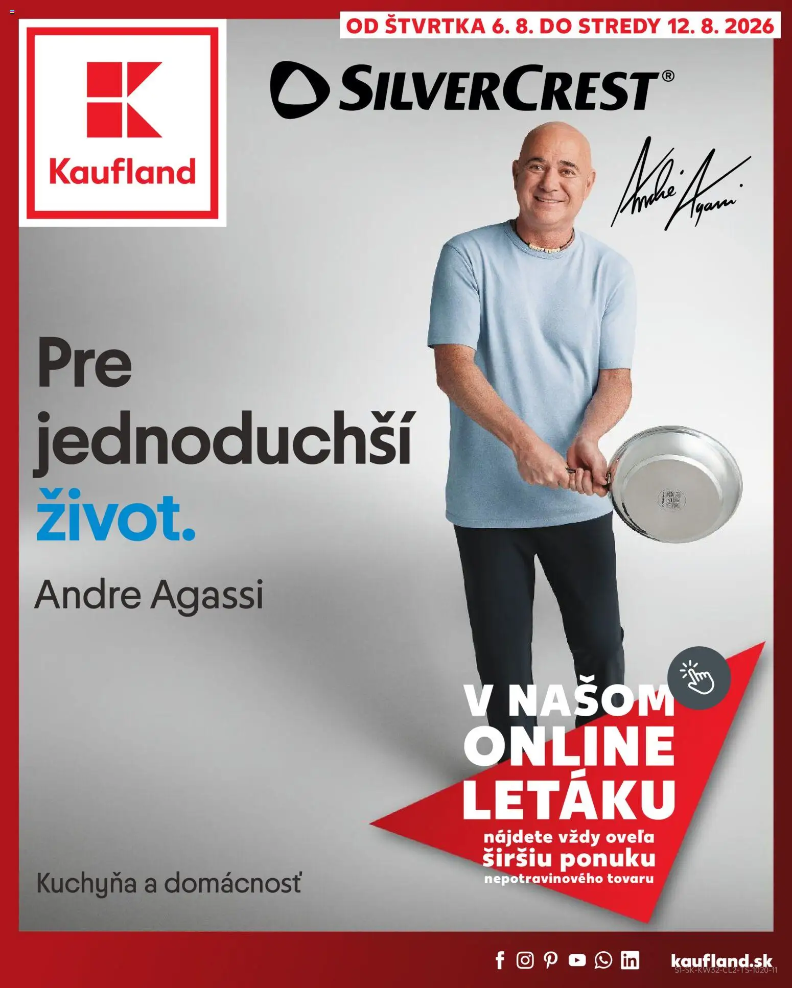 Kaufland SK akciós ujság - amely érvényes a következő dátumtól: 2026.08.06. | Oldal: 1