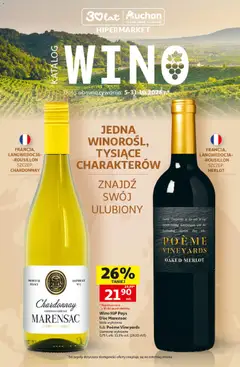Pogląd oferty "Auchan gazetka - Katalog Wino" - ważna od 05.10.2026