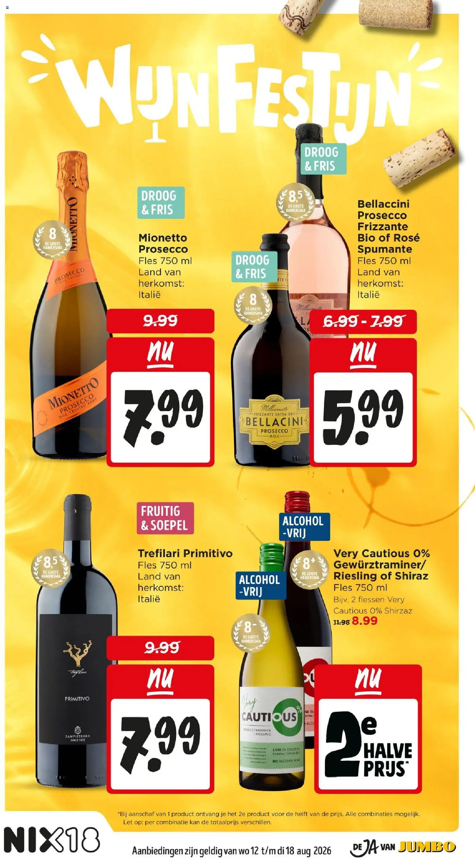 {H1} | Pagina: 17 | Producten: Kan, Mionetto Prosecco, Alcohol, Prosecco