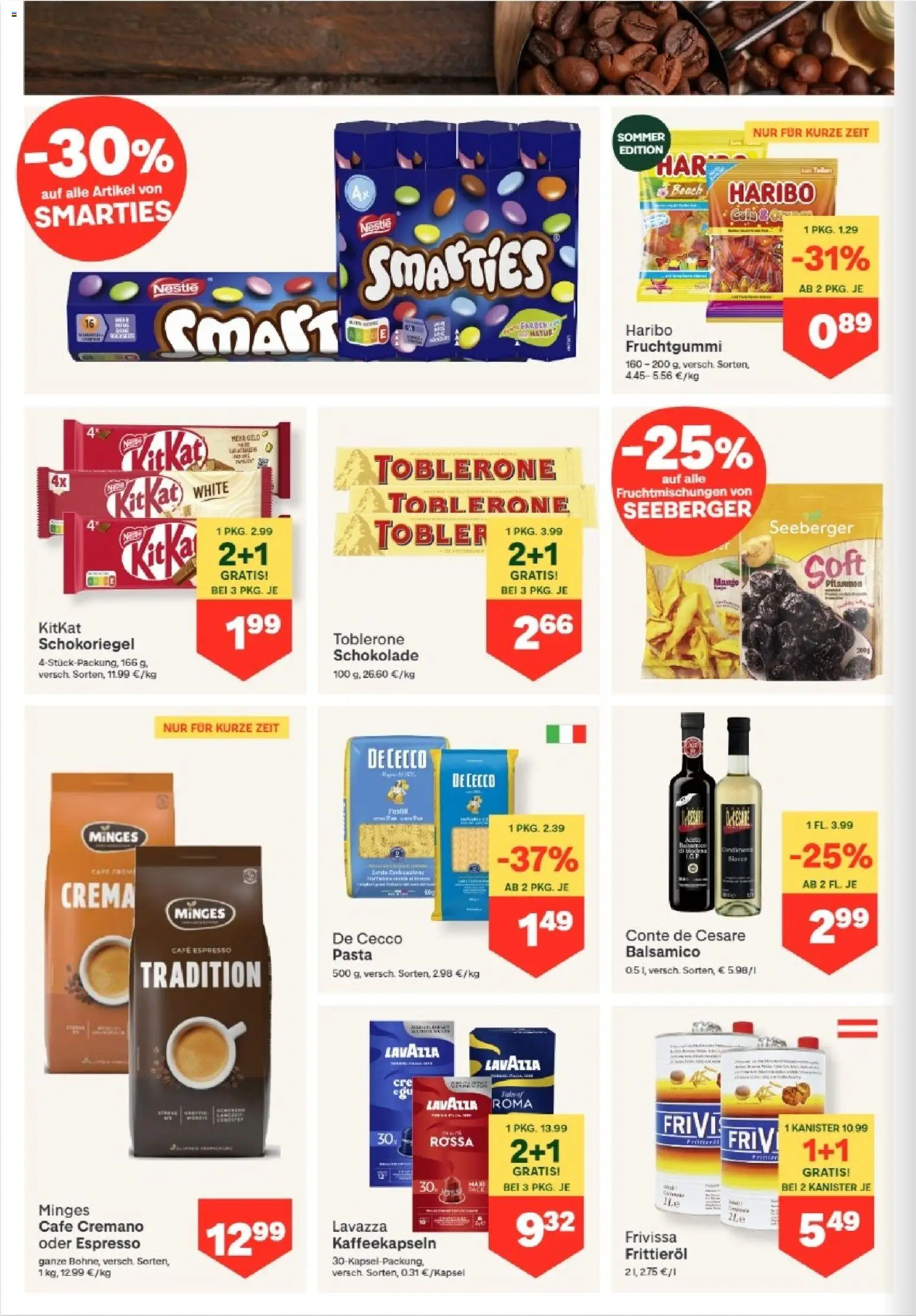 MPREIS Anras gültig ab 18.06.2026 | Seite: 6 | Produkte: Pasta, Huile à frire, Schokolade