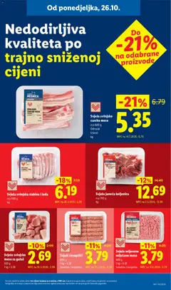 Svježi ćevapčići, Ćevapčići - Pregled kataloga iz trgovine Lidl, vrijedi od 26.10.2026 | Stranica: 7