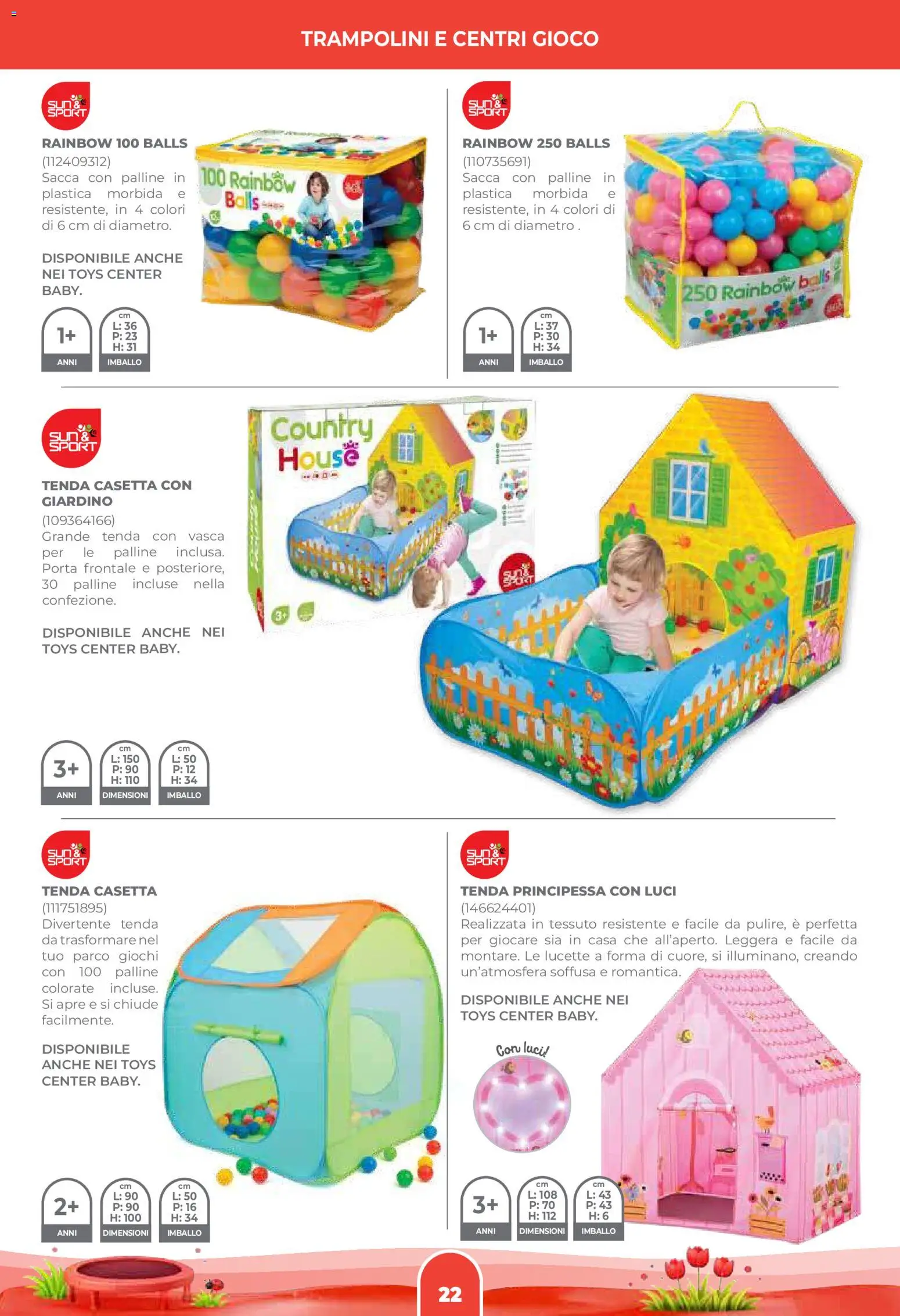 Volantino Toys Center del 02.04.2026 | Pagina: 24 | Prodotti: Tenda, Gioco