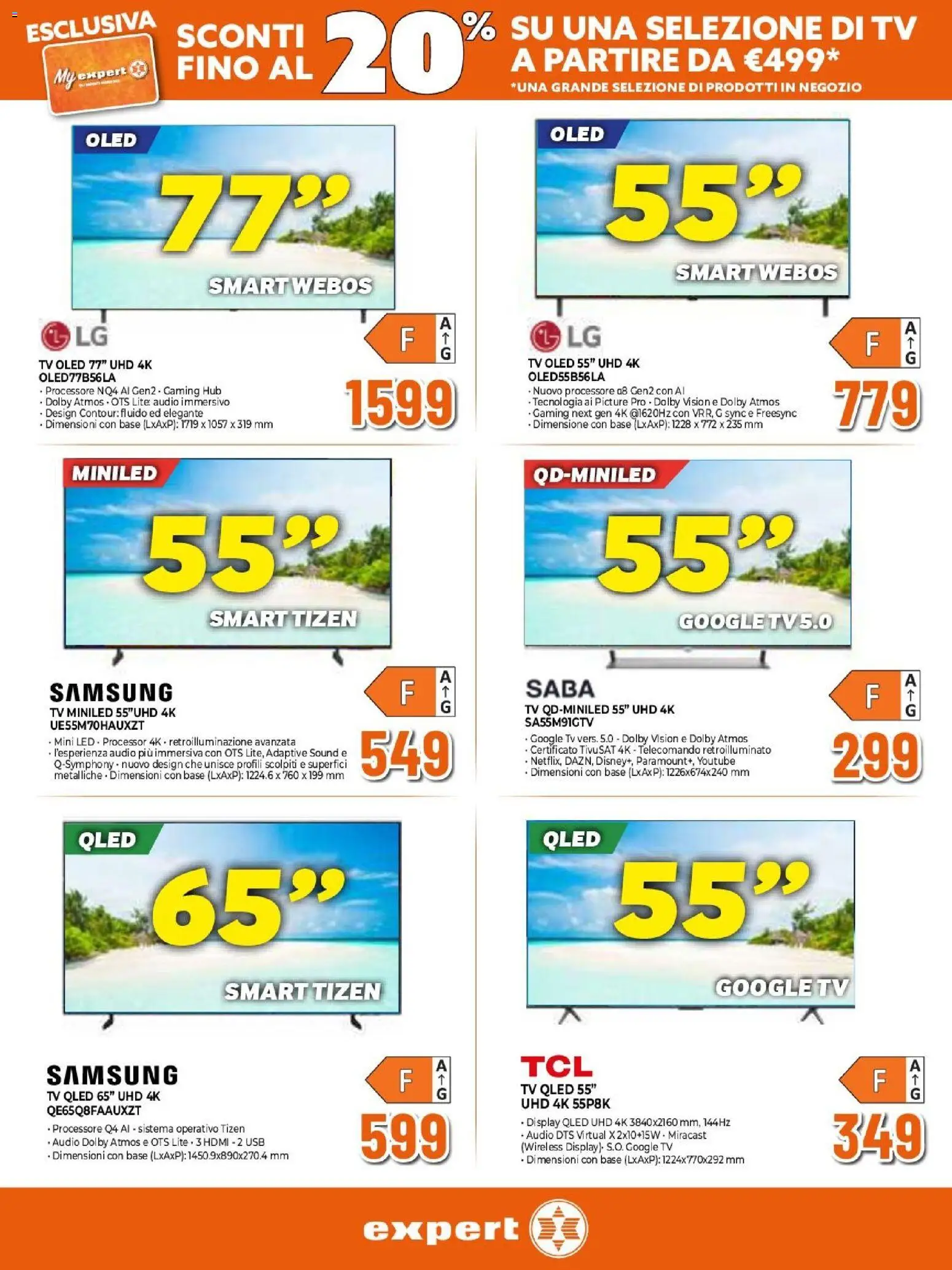 Volantino Expert del 17/09/2026 | Pagina: 11 | Prodotti: Tv samsung, Telecomando, TV, Audio