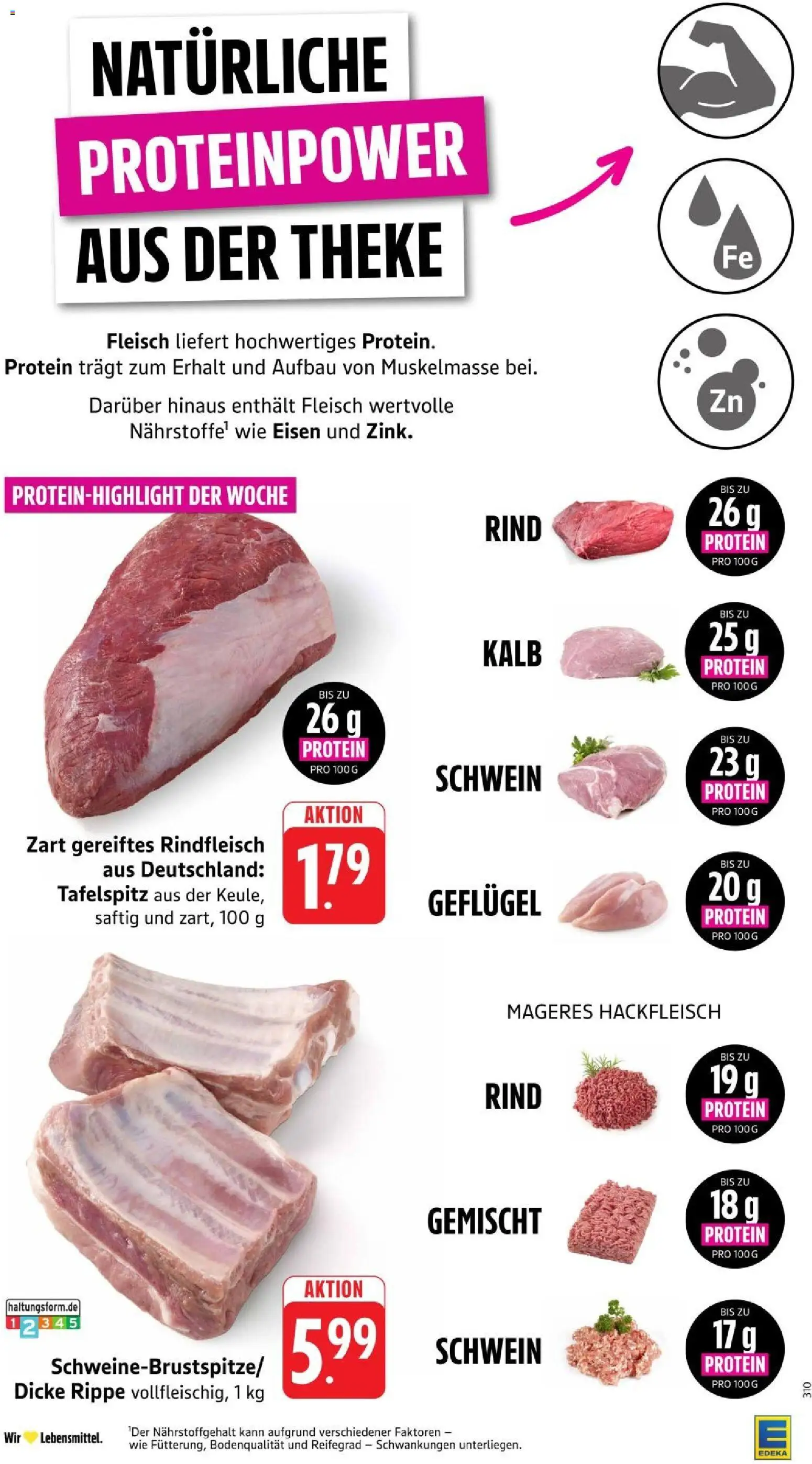 Edeka Prospekt Stuttgart – gültig ab 10.08.2026 | Seite: 3 | Produkte: Tafelspitz, Theke, Fleisch, Hackfleisch