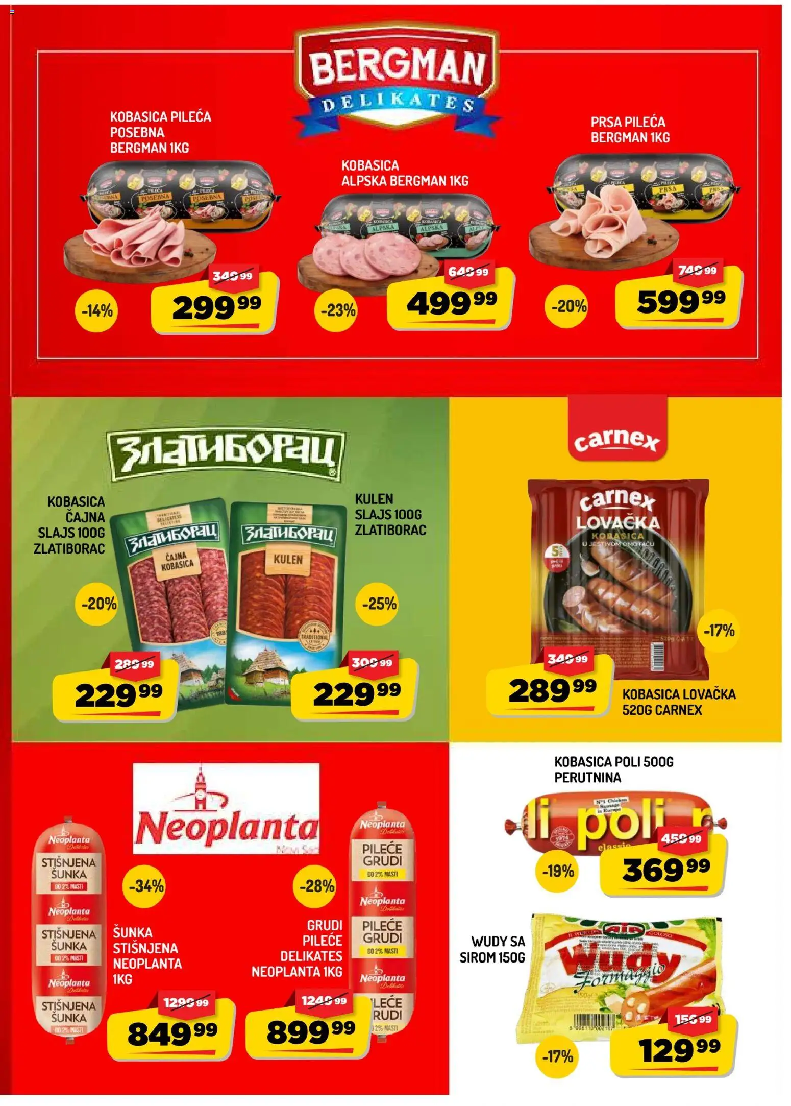 Aman katalog - važi od 14.08.2026 | Strana: 7 | Proizvode: Pileće grudi, Kulen, Šunka, Kobasica