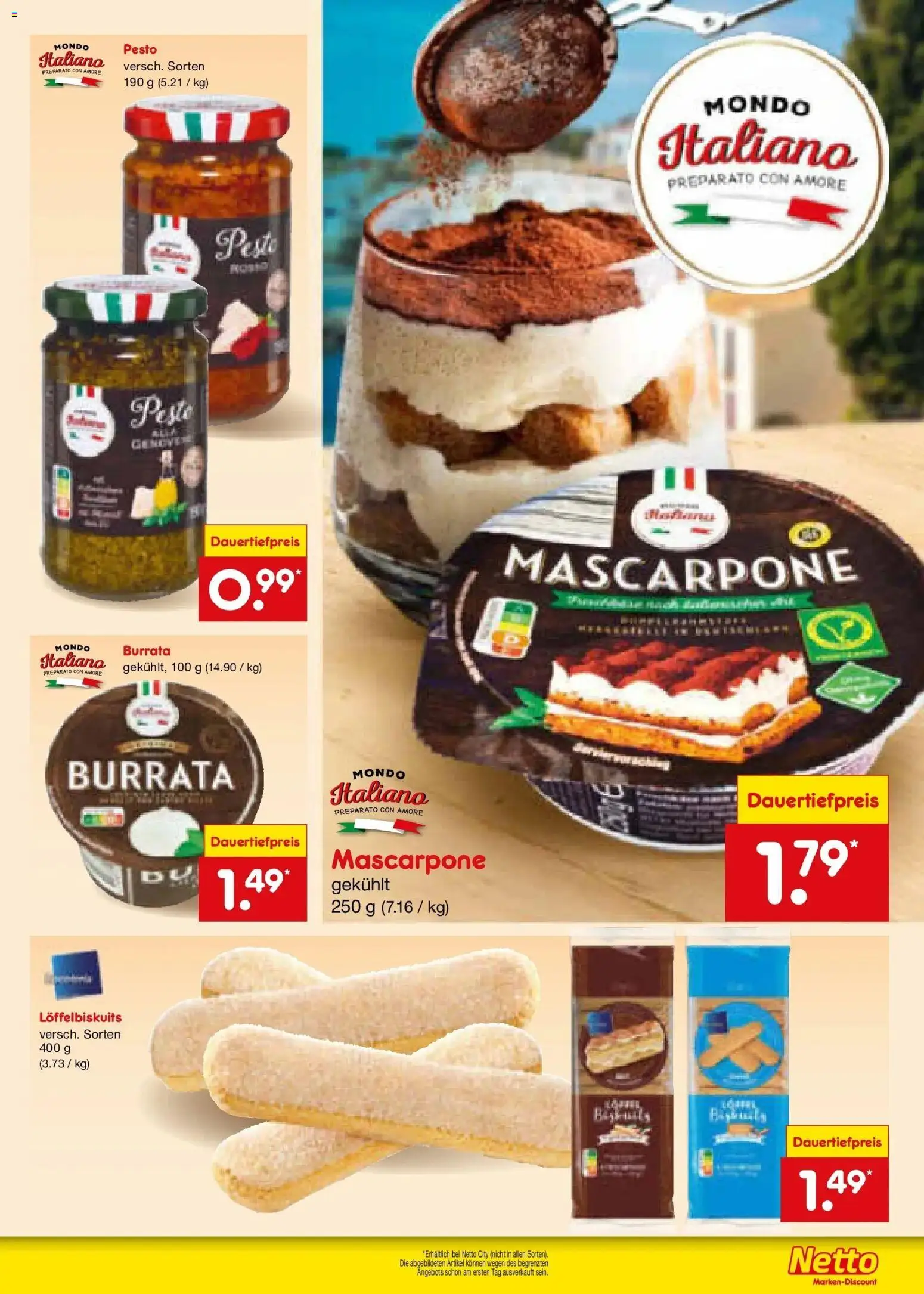Netto Marken-Discount Prospekt Stemwede-Dielingen	 – gültig ab 17.05.2026 | Seite: 30 | Produkte: Mascarpone, Burrata