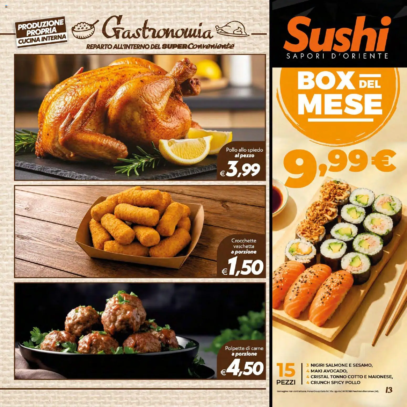 Volantino SuperConveniente del 16/07/2026 | Pagina: 13 | Prodotti: Salmone, Crocchette, Tonno, Polpette