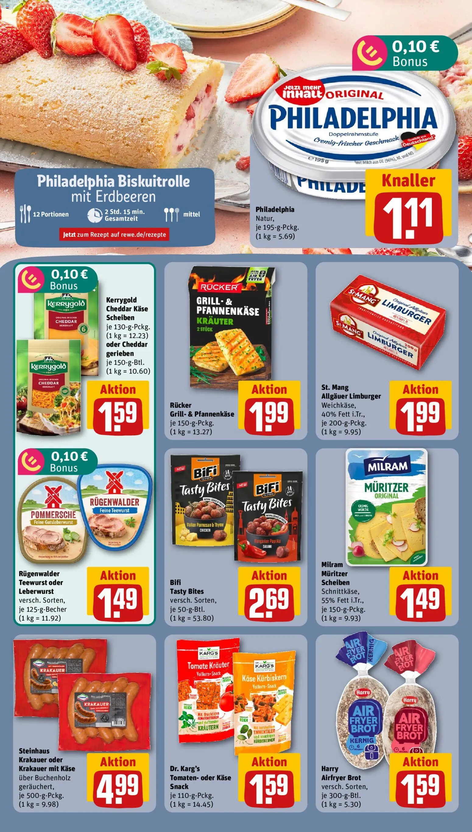 Rewe ihr Kaufpark Prospekt – gültig ab 13.07.2026 | Seite: 10 | Produkte: Paprika, Milram, Brot, Erdbeeren