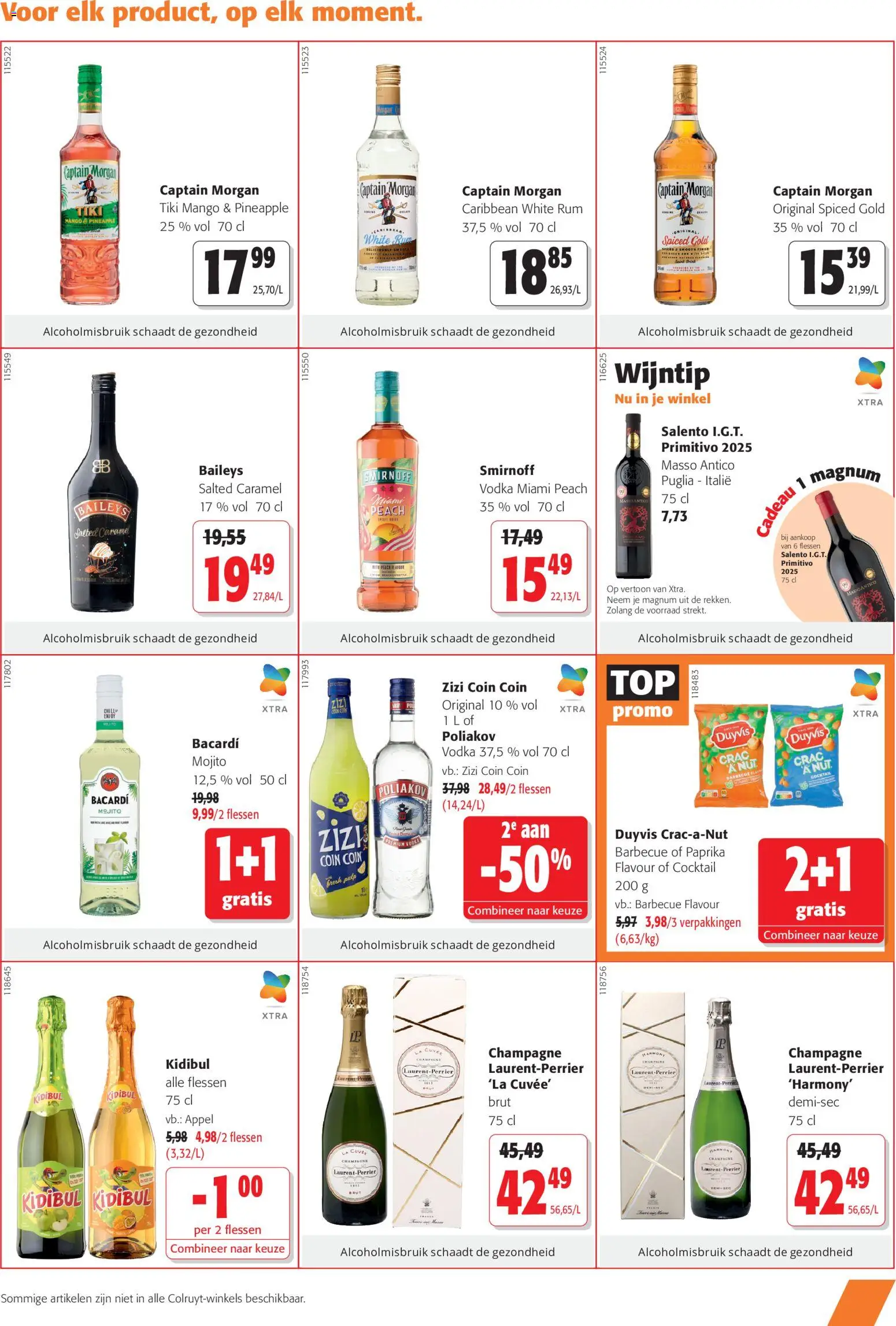 {H1} | Pagina: 3 | Producten: Baileys, Rum, Champagne, Barbecue
