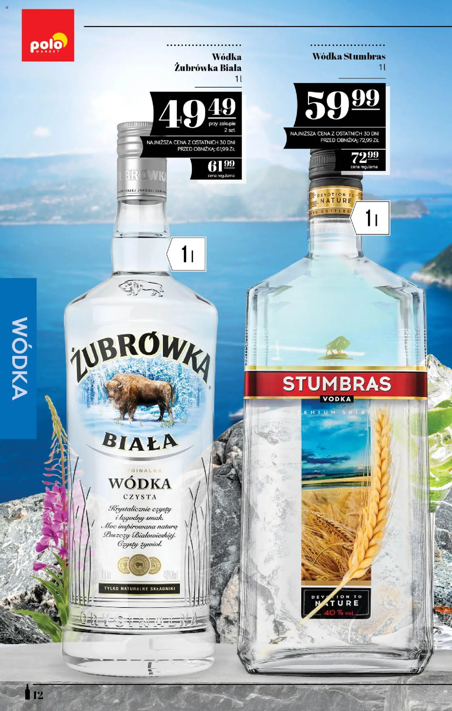 POLOmarket katalog - Alkoholi od 18.06.2026 | Strona: 12 | Produkty: Żubrówka, Wódka Stumbras, Vodka, Wódka