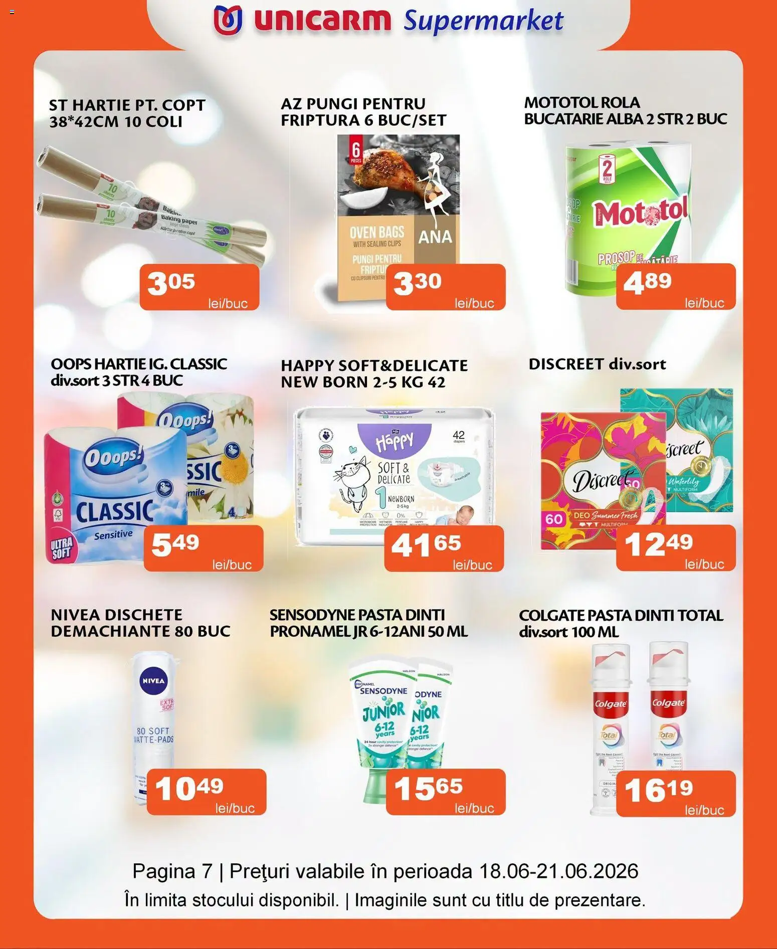 Noul catalog Unicarm – valabil de la 18.06.2026 | Pagină: 7 | Produse: Bucătărie