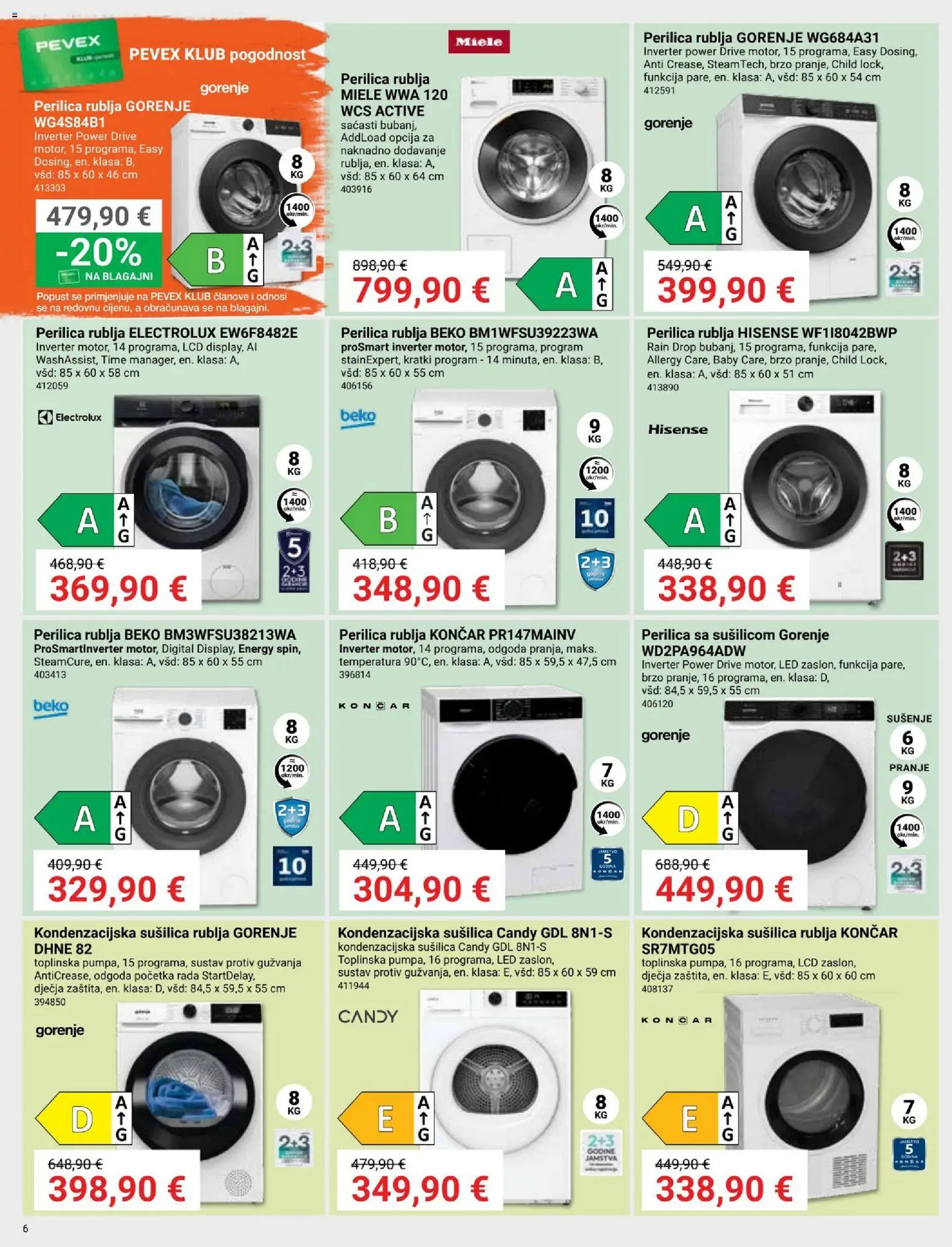 Pevex katalog | vrijedi od 24.09.2026 | Stranica: 6