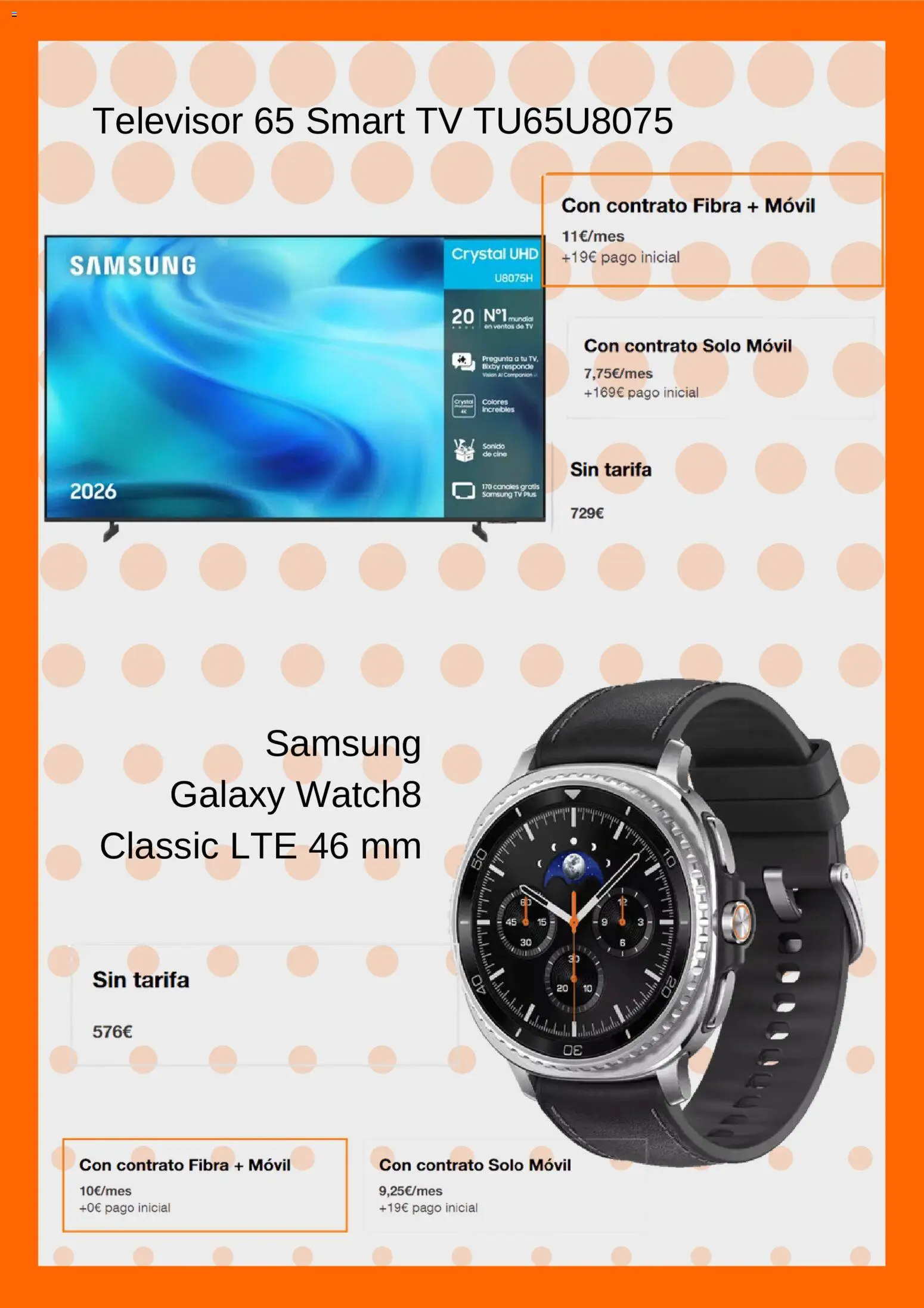 Orange ofertas │ válido desde el 25/08/2026 | Página: 6 | Productos: Móvil, Televisor