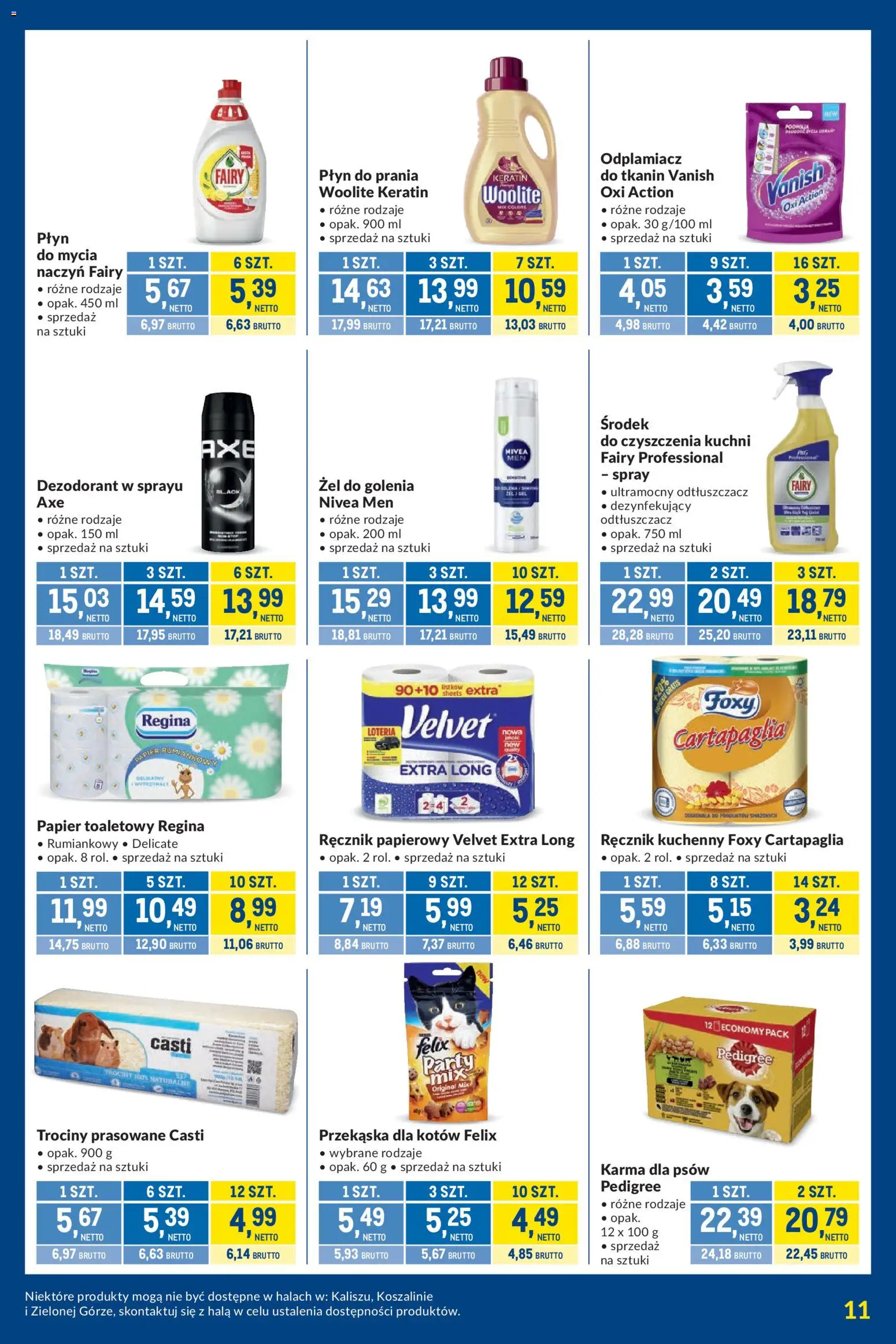 Makro gazetka - Kupujesz więcej płacisz mniej od 29.09.2026 | Strona: 11 | Produkty: Papier toaletowy, Dezodorant, Karma dla psów, Ręcznik papierowy