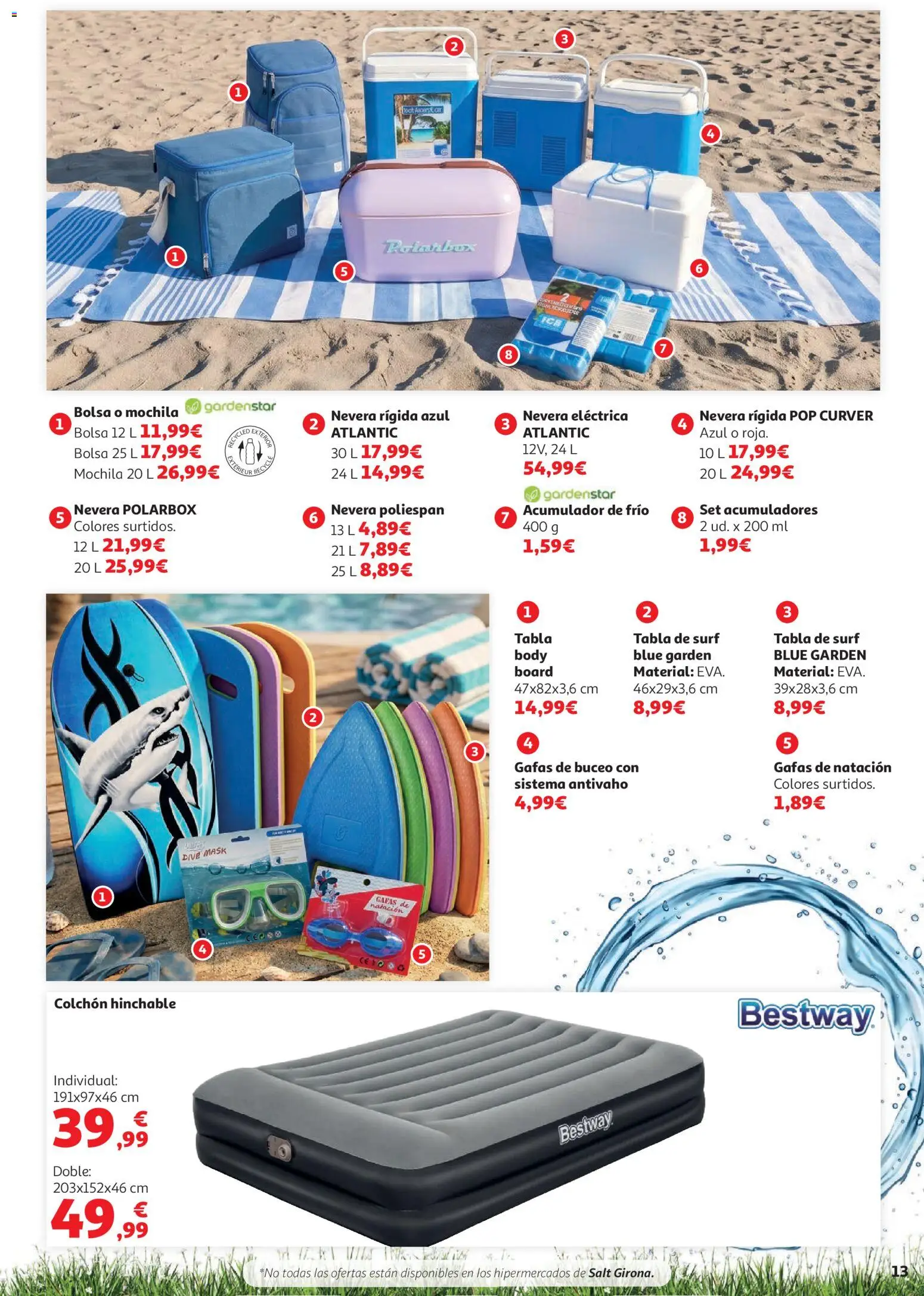 Alcampo Aire Libre HP │ válido desde el 28.05.2026 | Página: 13 | Productos: Mochila, Bolsa, Nevera, Body