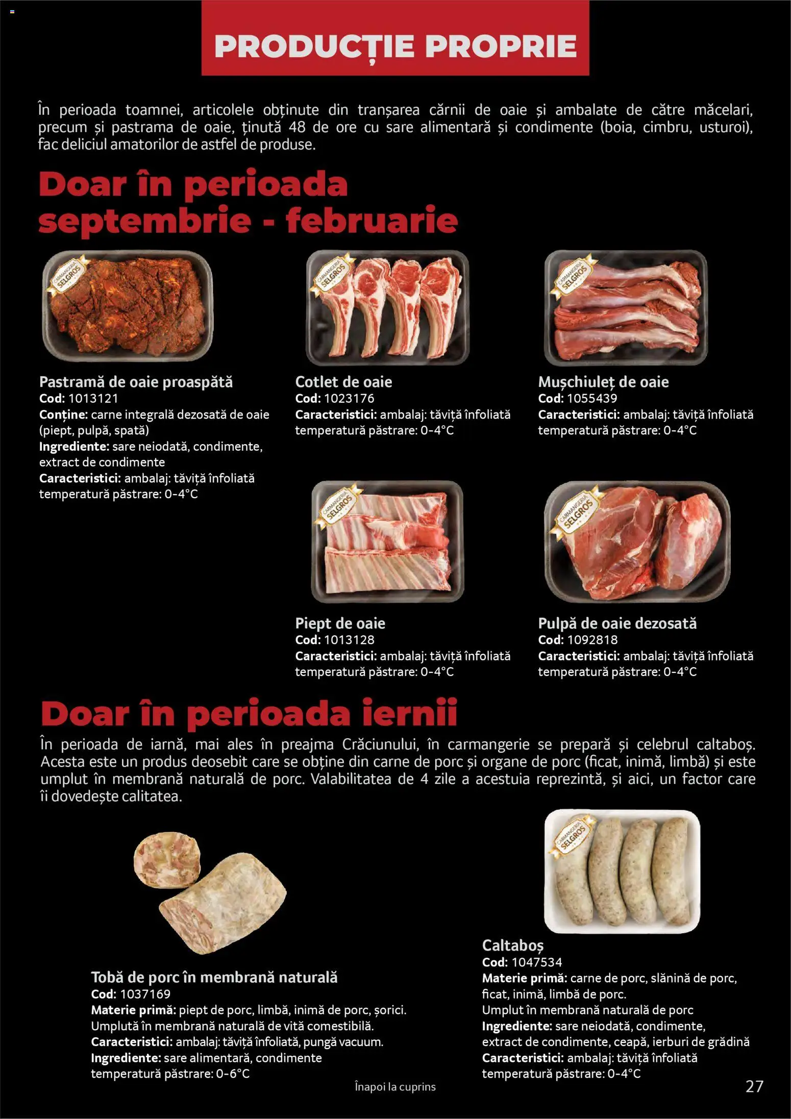 Noul catalog Selgros – valabil de la 25.03.2026 | Pagină: 27 | Produse: Pungă, Lait de coco, Carne De Porc, Condimente