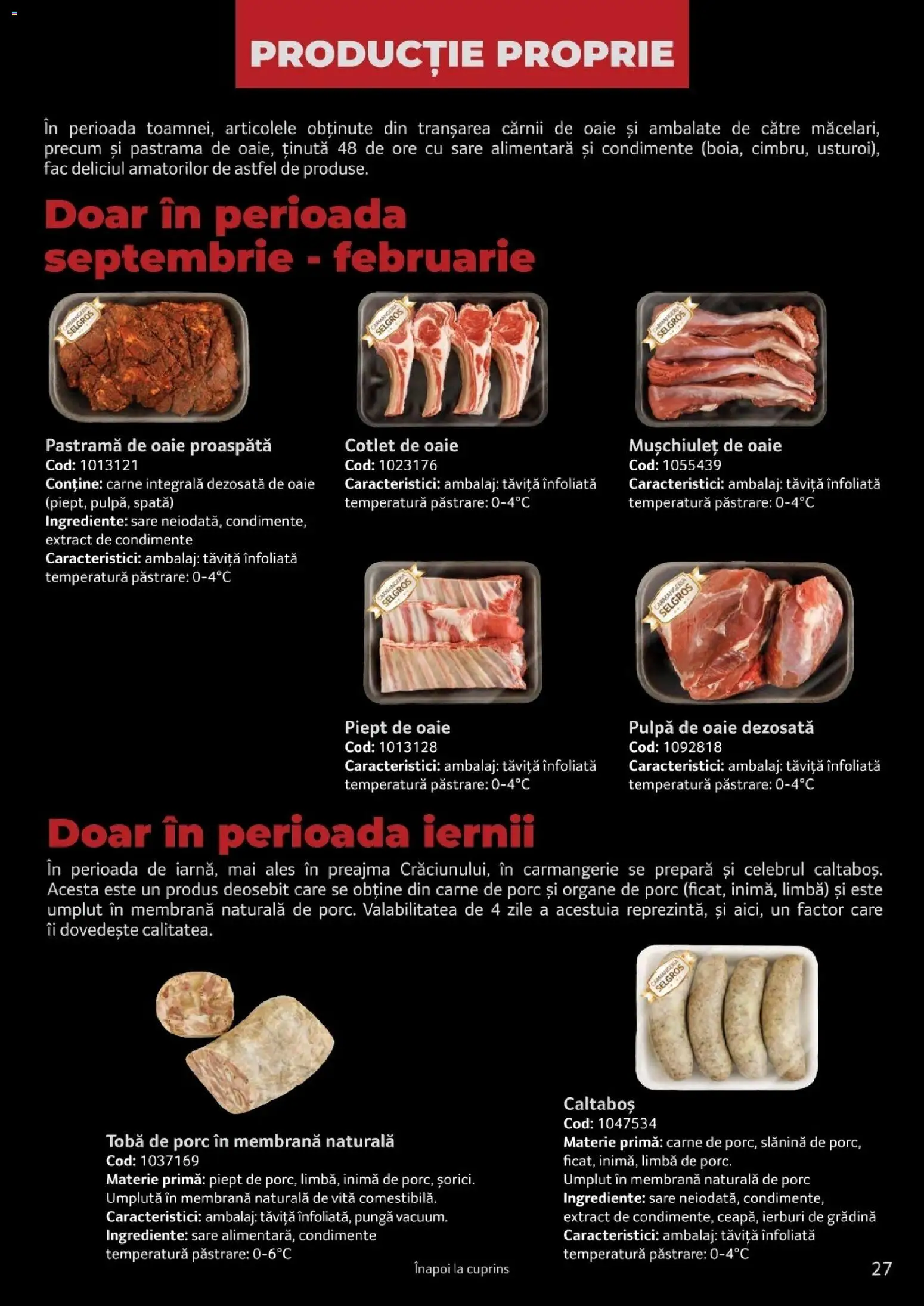 Noul catalog Selgros – valabil de la 25.03.2026 | Pagină: 27 | Produse: Gradina, Cotlet, Condimente, Sare