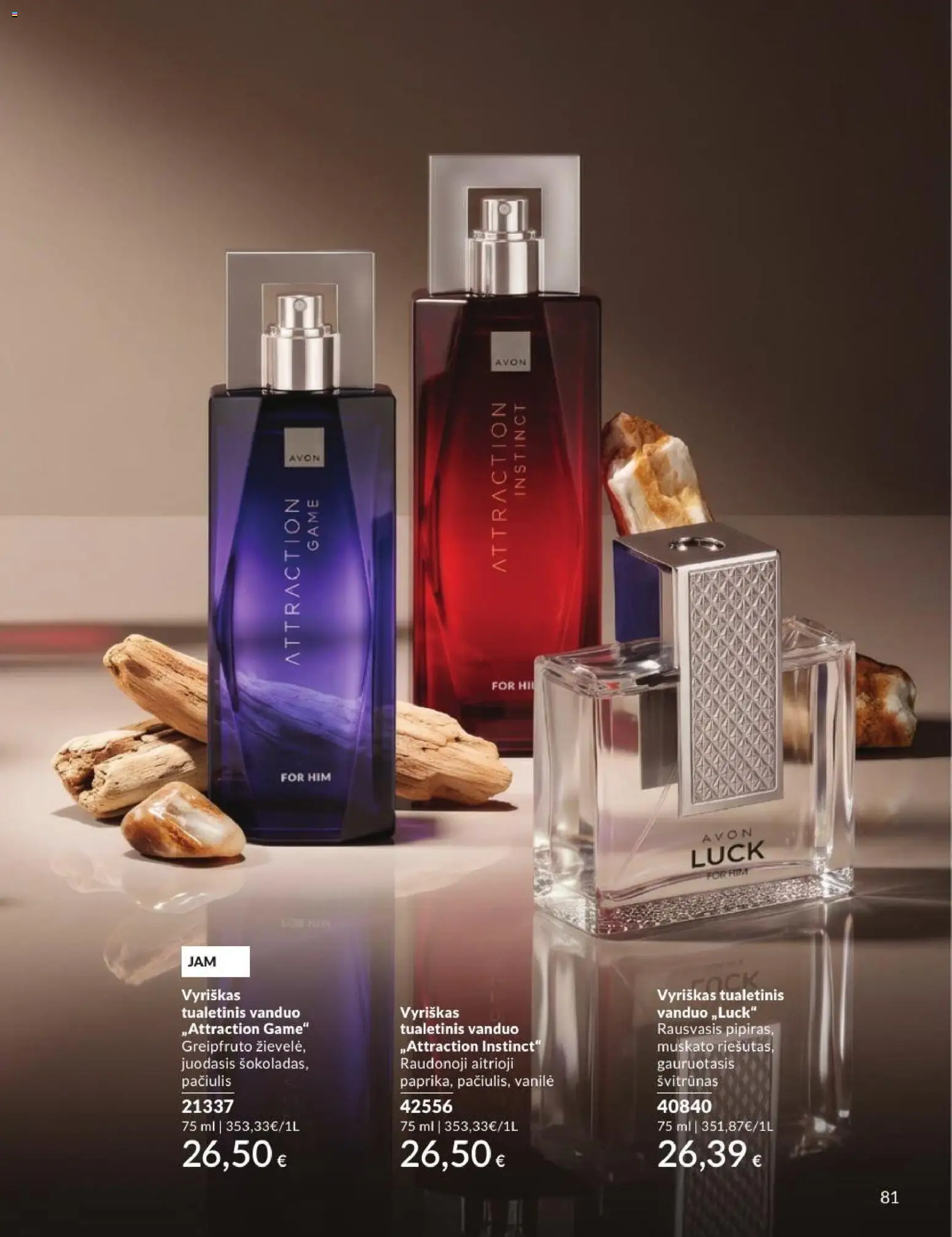 AVON akcijos nuo 2026.09.01 | Puslapis: 81 | Prekių: Vanduo, Tualetinis vanduo, Vanilė