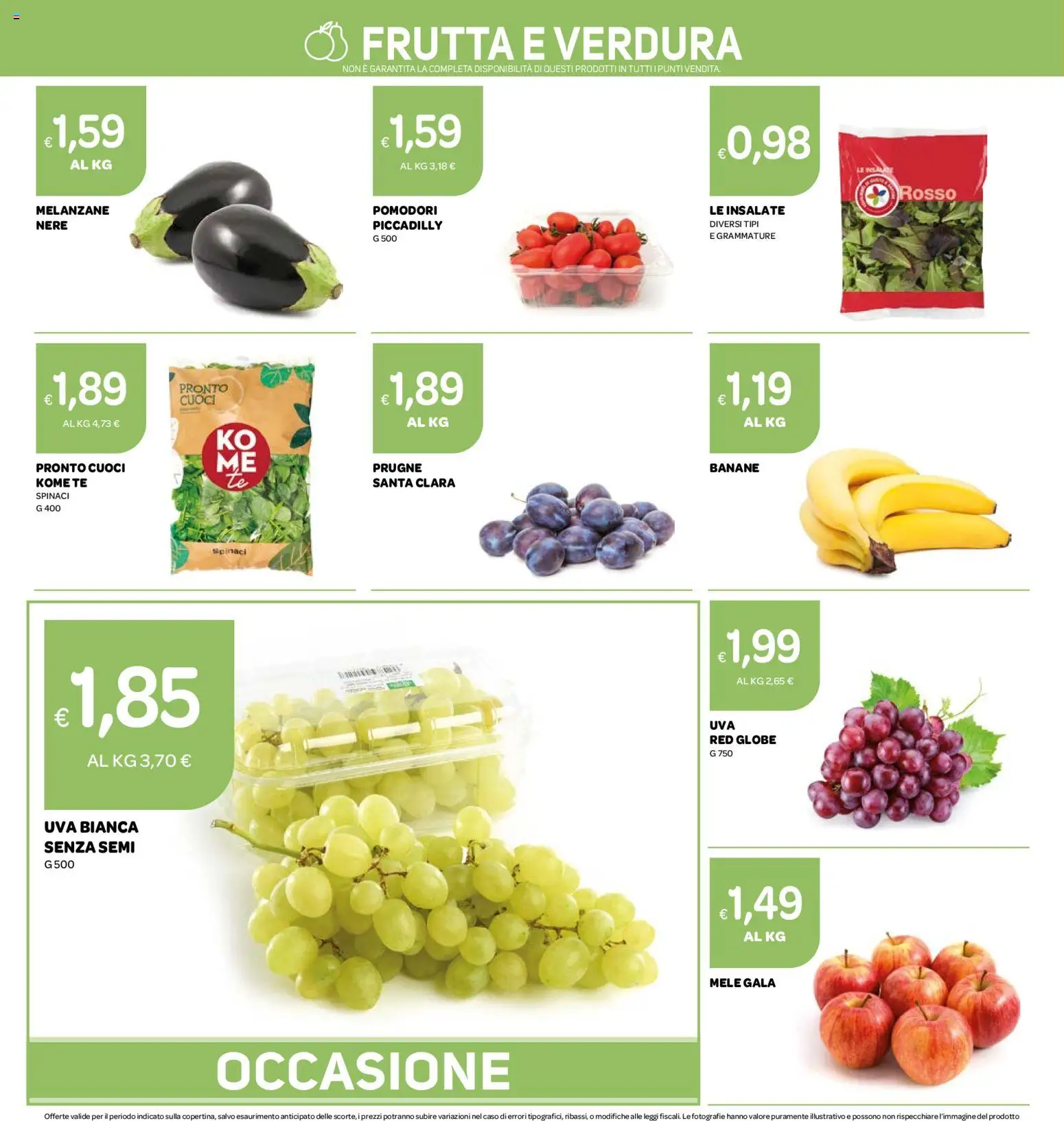 Volantino Ekom del 08/09/2026 | Pagina: 8 | Prodotti: Tè, Frutta, Pomodori, Melanzane