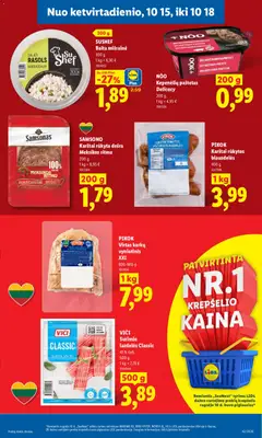 LIDL leidinys galioja nuo 2026.10.12 | Puslapis: 35 | Prekių: Paštetas, Viščiukų, Krepšelis, Surimi