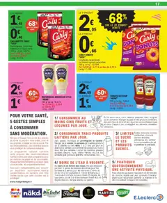 E.Leclerc - Prévisualisation de E.Leclerc catalogue valide à partir de 15/09/2026 | Page: 17 | Produits: Vélo, Curly donuts, Sel, Bière