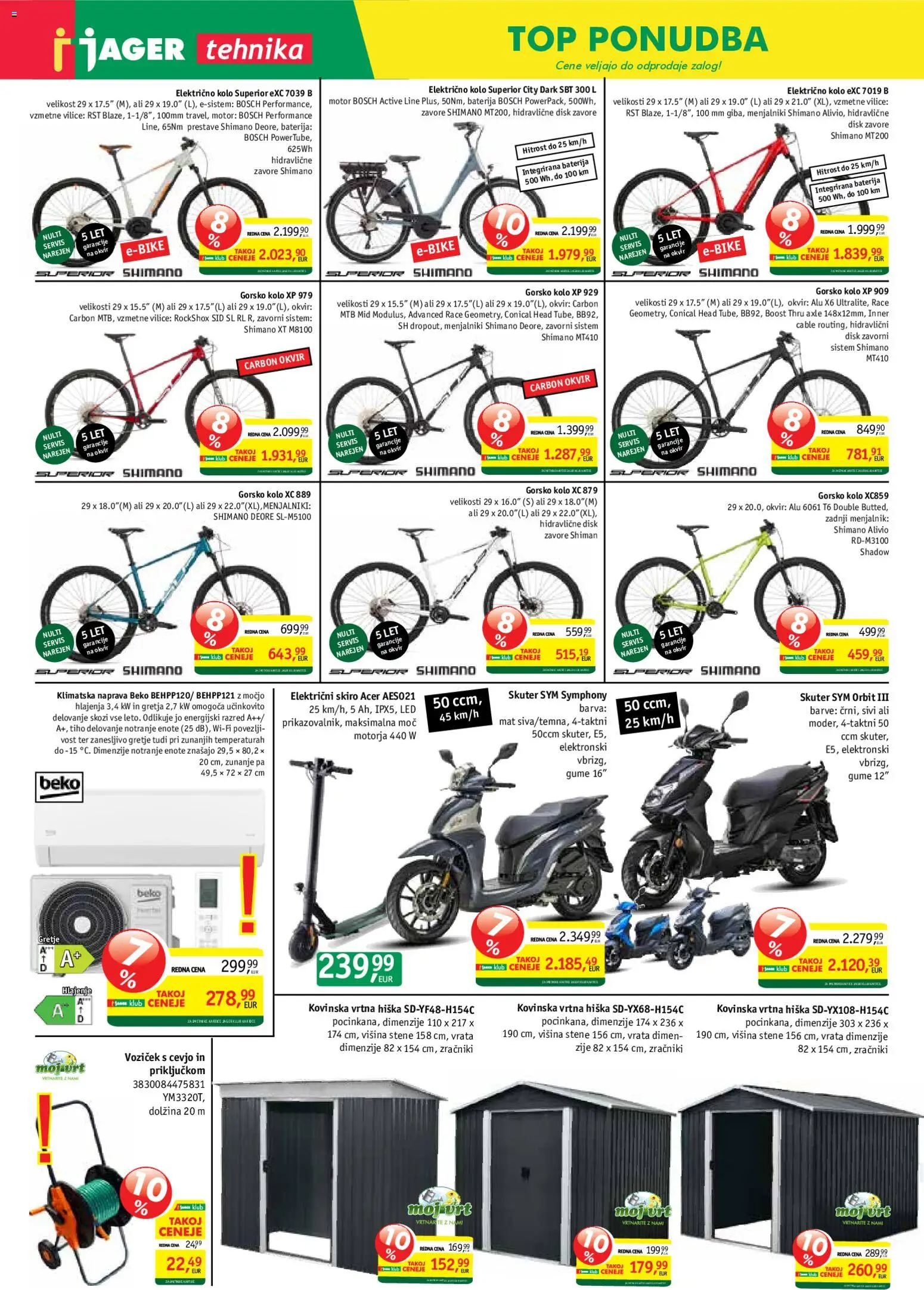 Novi Jager katalog ponudbe – veljaven od 12.08.2026 | Stran: 14 | Izdelki: Okvir, Vrtna hiška, Barva, Vrata