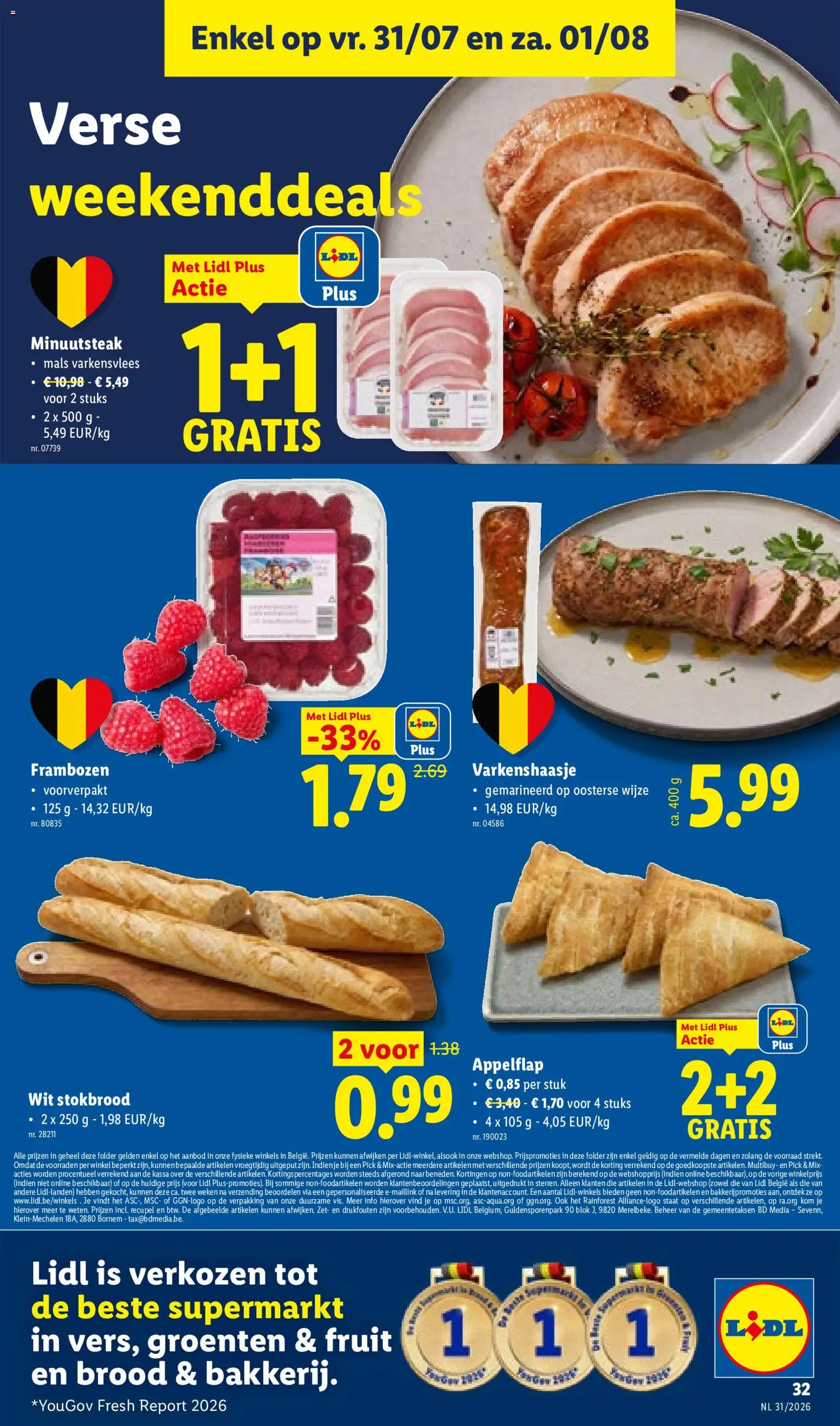 {H1} | Pagina: 32 | Producten: Stokbrood, Fruit, Groenten, Kom