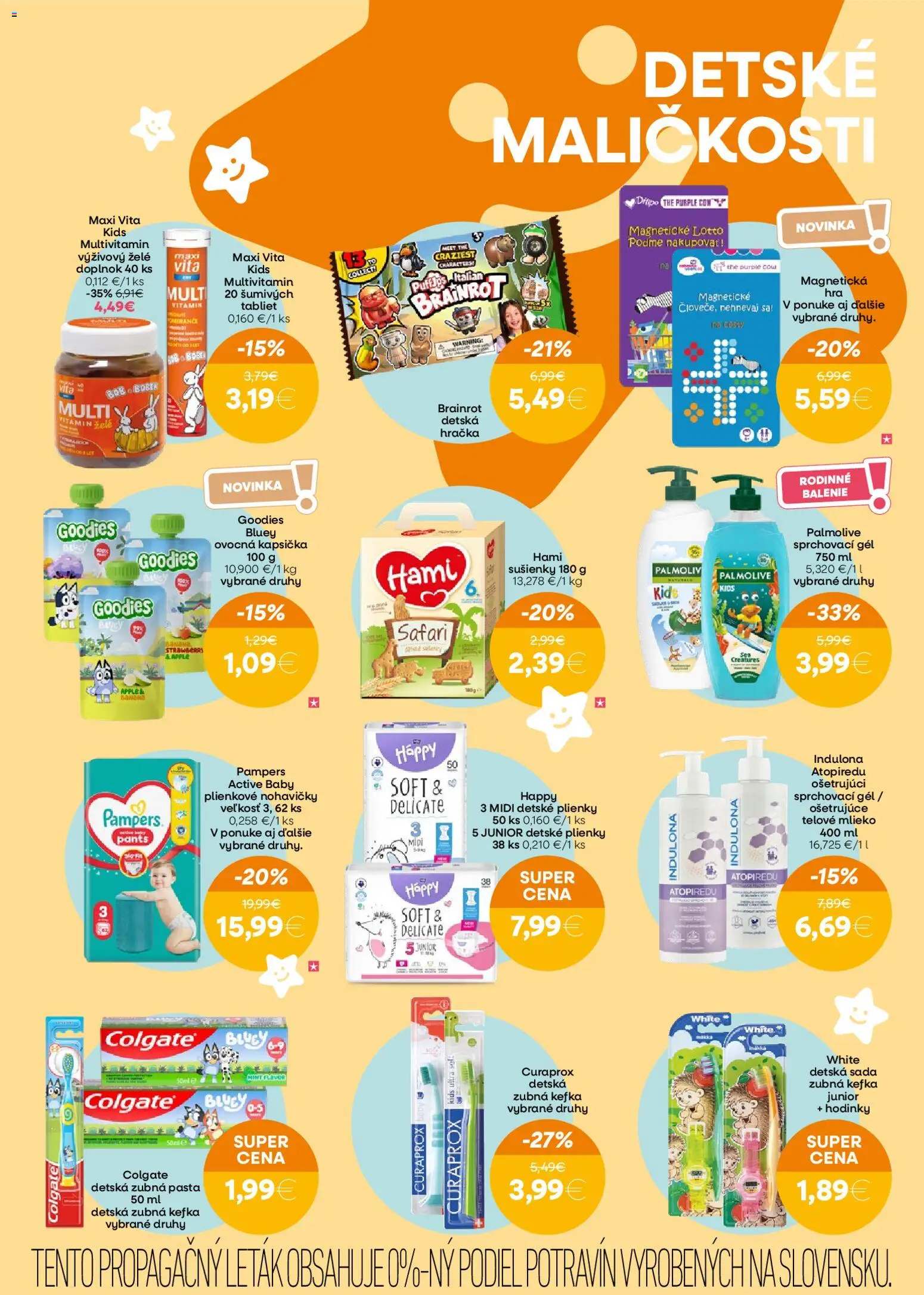 Nové 101 drogerie akcie – leták je platný od 20.05.2026 | Strana: 3 | Produkty: Zubná kefka, Hodinky, Mlieko