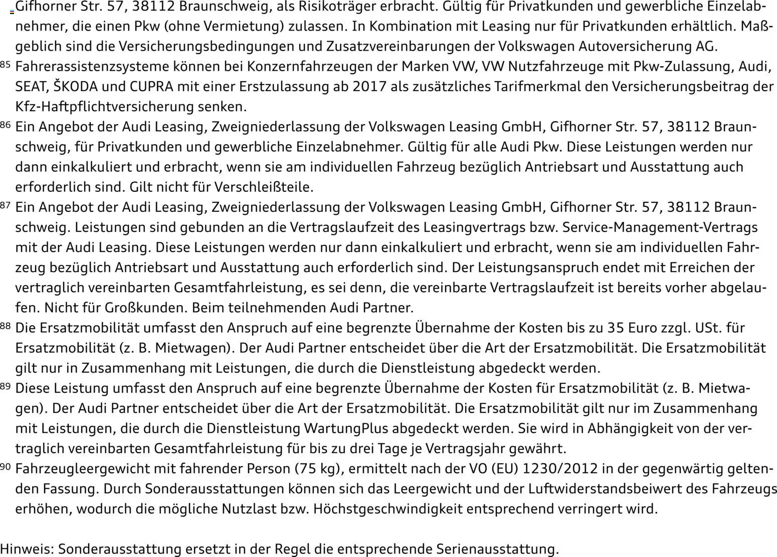 Audi Prospekt 	 – gültig ab 28.10.2025 | Seite: 165