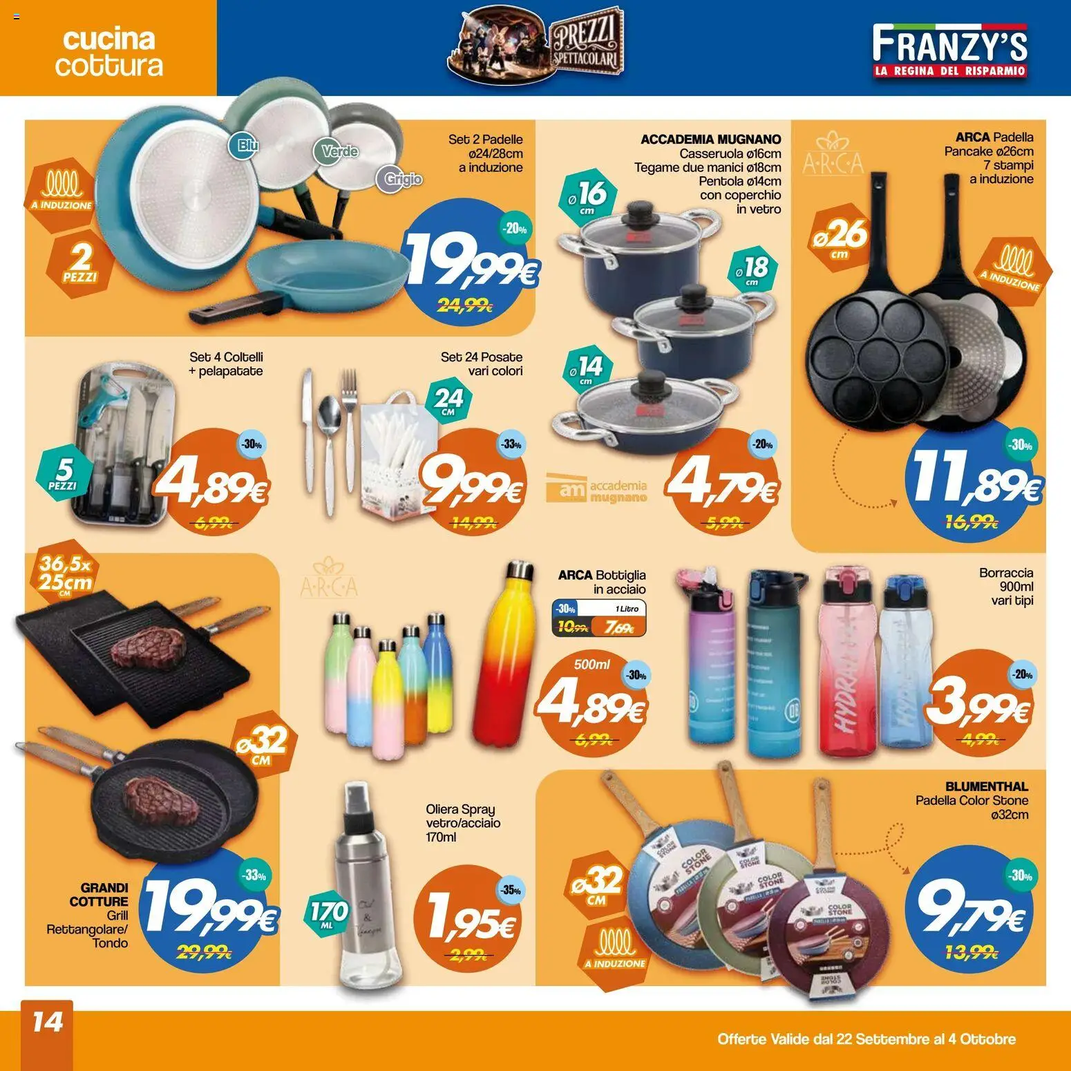 Volantino Franzy's del 22/09/2026 | Pagina: 14