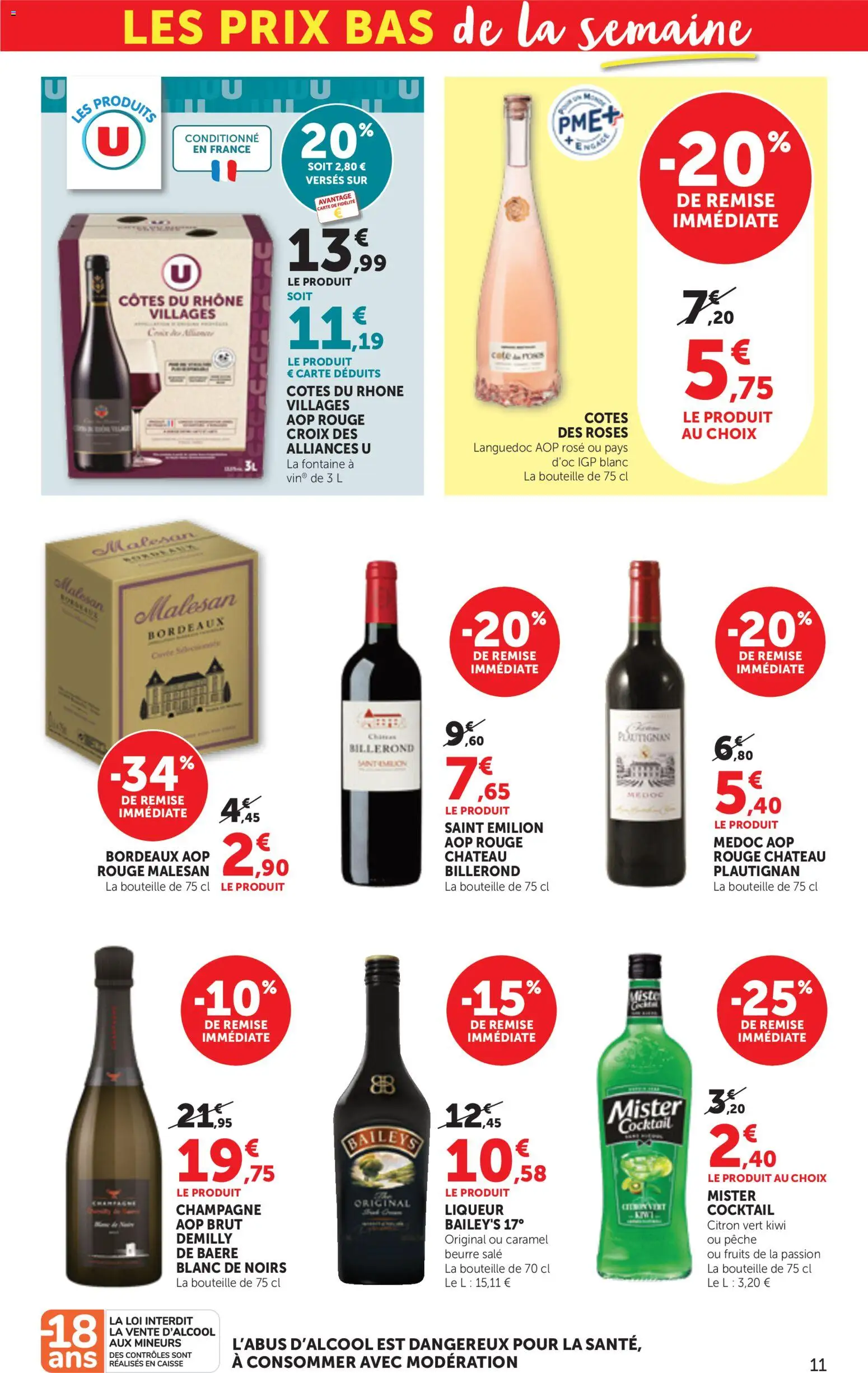 {H1} | Page: 11 | Produits: Citron vert, Liqueur, Champagne, Kiwi