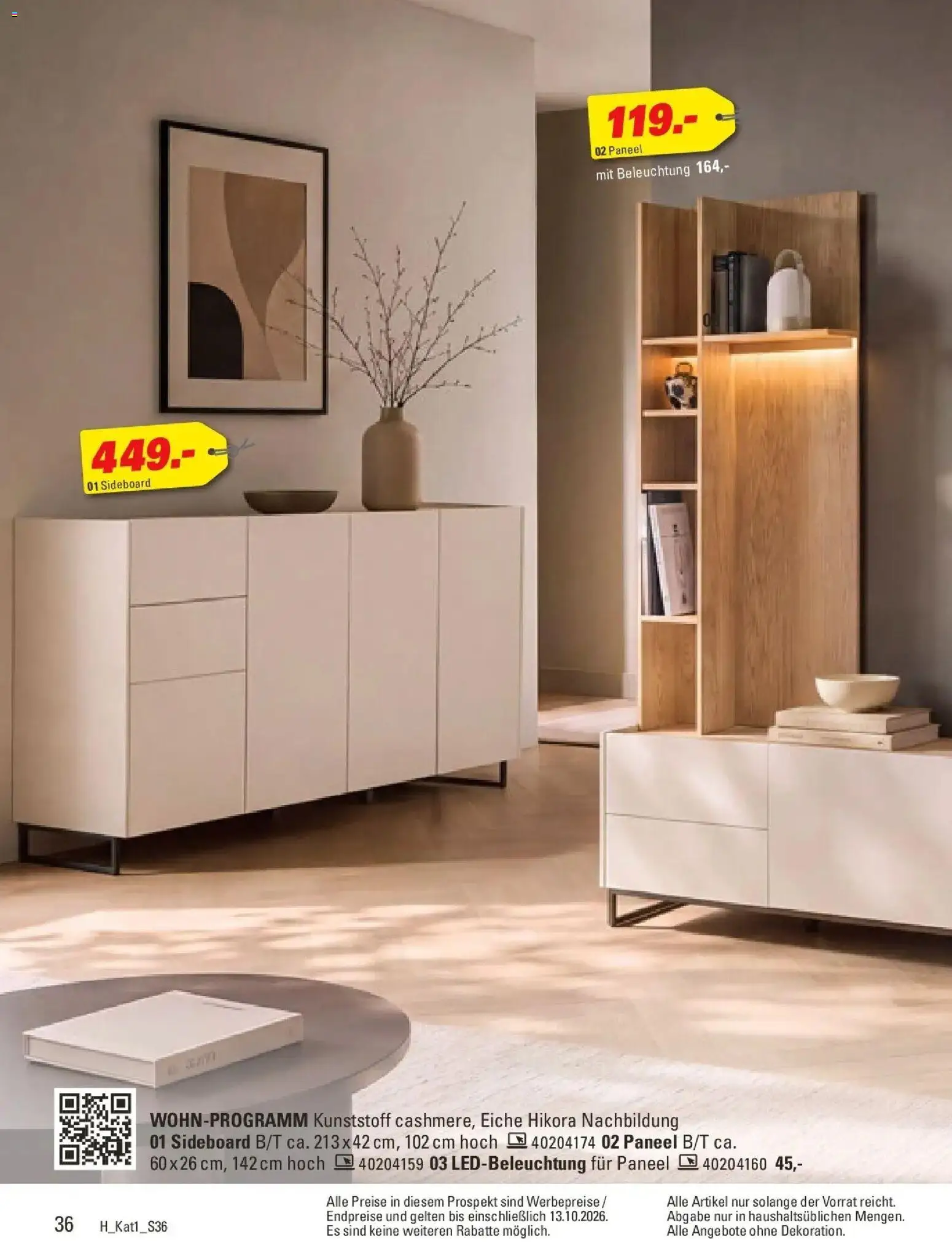 Höffner Prospekt Fürth – gültig ab 28.09.2026 | Seite: 36 | Produkte: Sideboard