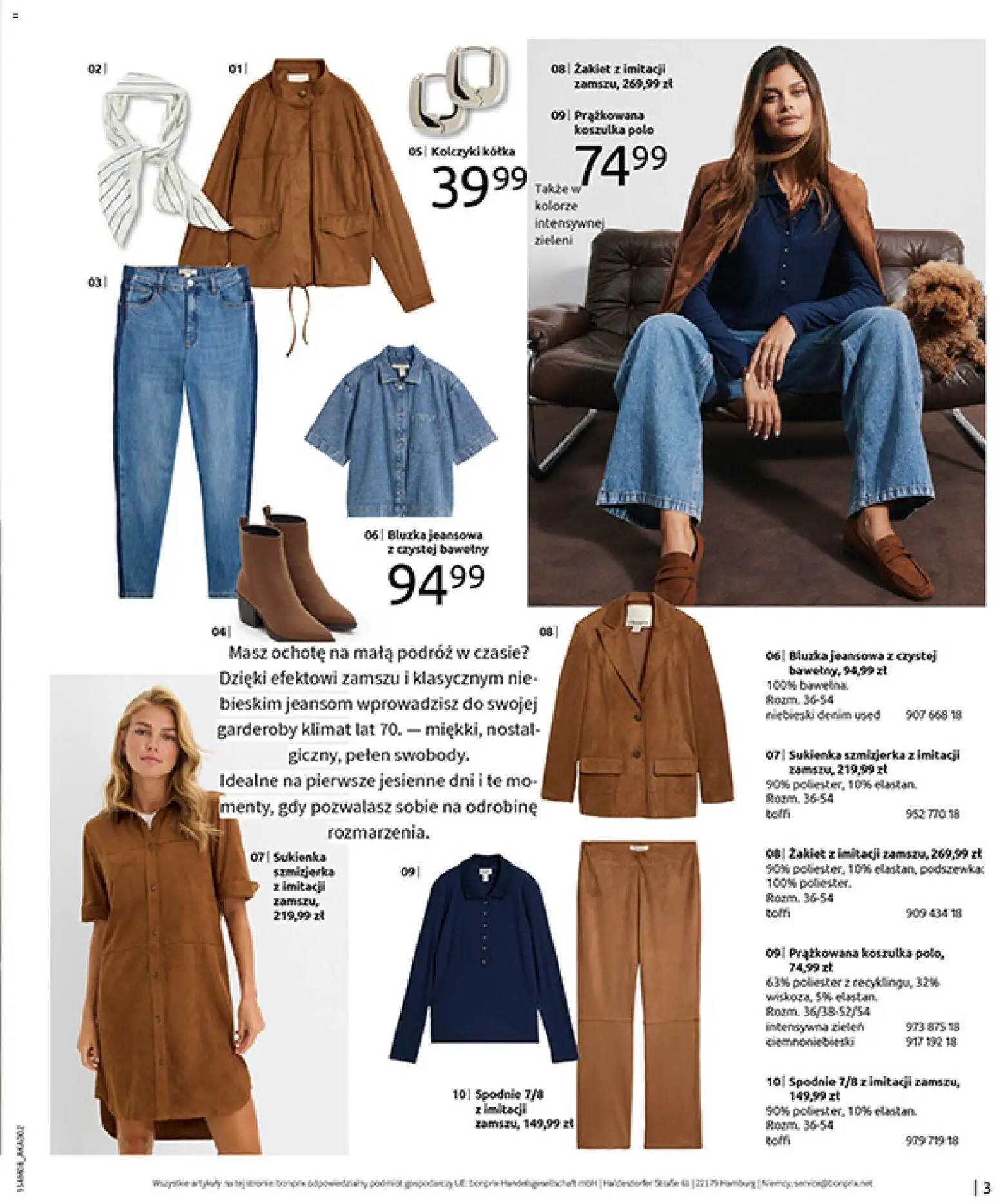 BonPrix Katalog od 10.08.2026 | Strona: 5 | Produkty: Bluzka, Spodnie, Sukienka