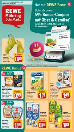 Rewe Prospekt Elze ab 07.09.2026 gültig