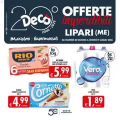 Anteprima del volantino Decò volantino Maxistore, Supermercati Lipari valido a partire dal 30/06/2026