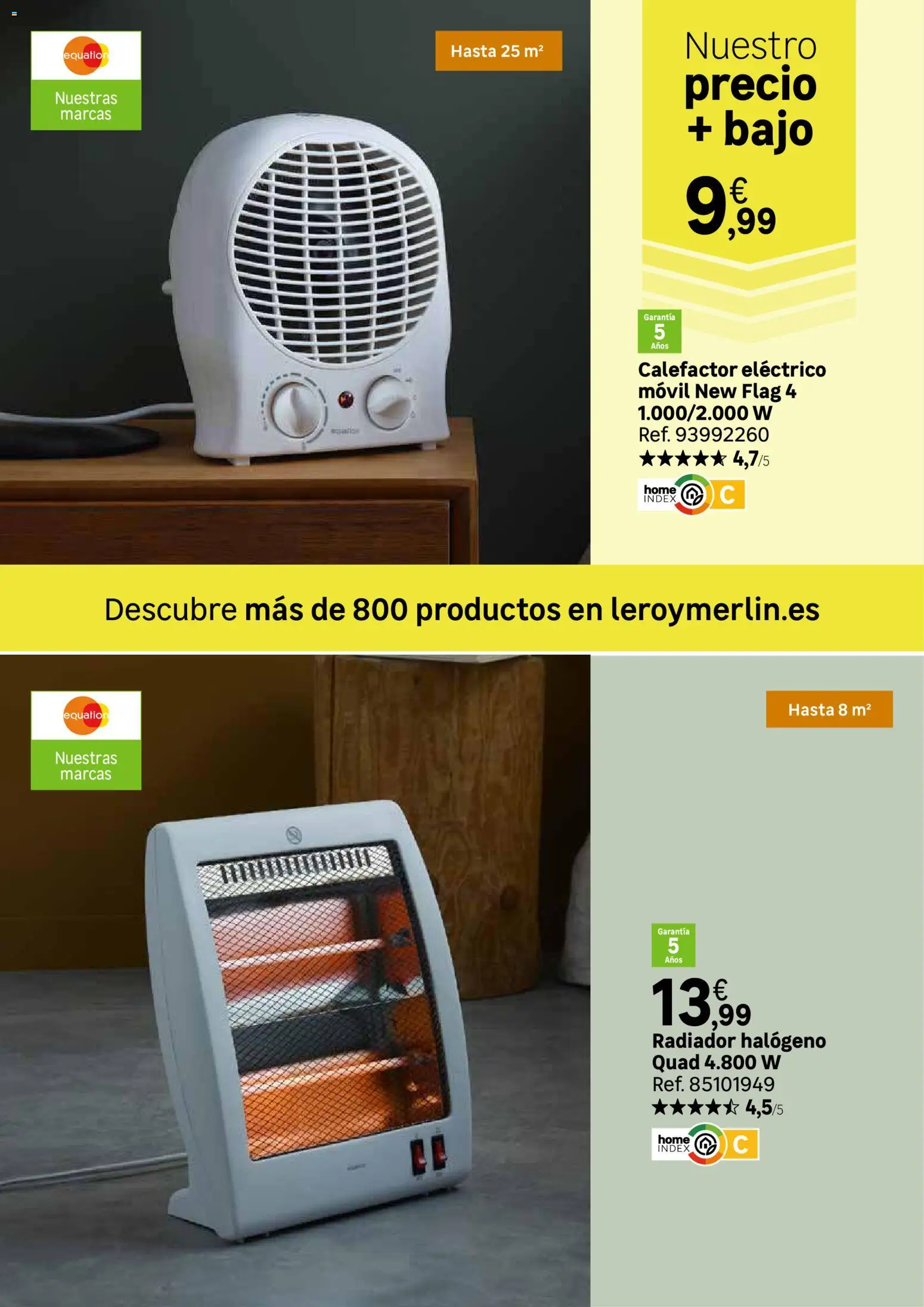 Leroy Merlin Calor en casa y mucho ahorro │ válido desde el 20/10/2026 | Página: 83 | Productos: Móvil, Radiador